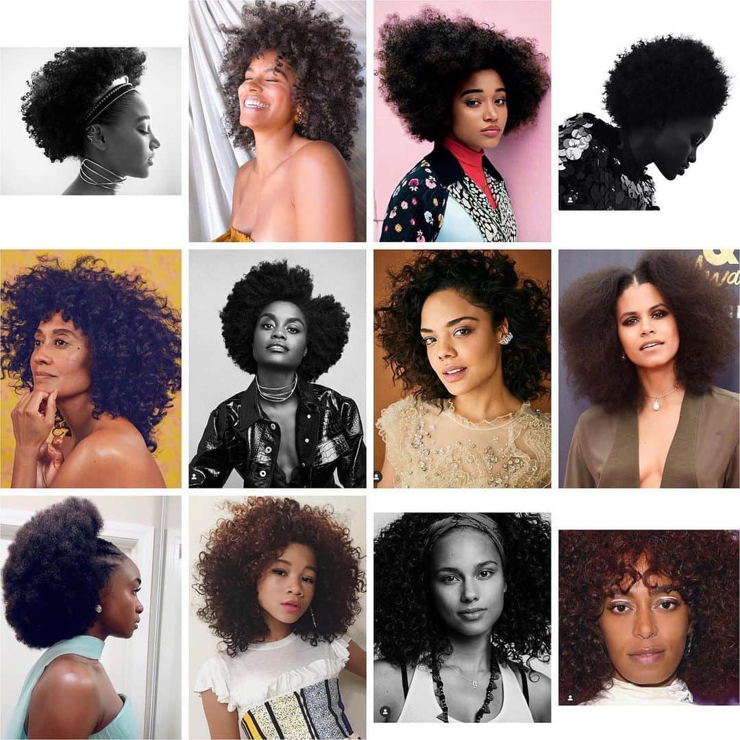 Lacy Redwayさんのインスタグラム写真 - (Lacy RedwayInstagram)「A celebration of texture . The different shapes our curls and coils can transform into. #BlackHairLove #HairByLacyRedway」6月11日 0時43分 - lacyredway