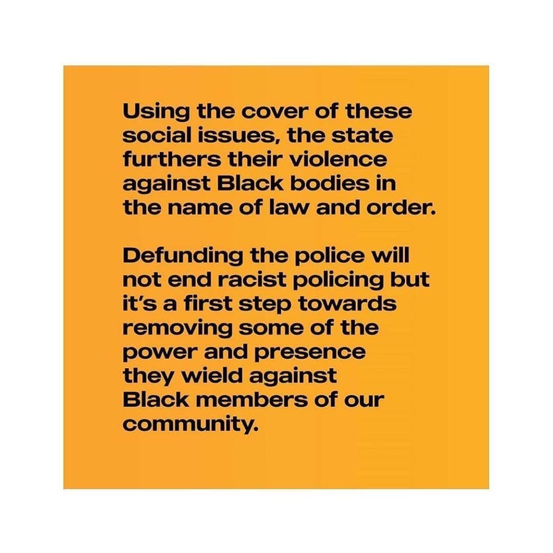 JR・ボーンさんのインスタグラム写真 - (JR・ボーンInstagram)「I’m not alone in being confused by what DEFUND THE POLICE means. The word “DEFUND” instills an instant degree of FEAR in us. “How can we get rid of the police force? It’ll lead to more crime.” I challenge us ALL to uncover the accurate definition of “DEFUND THE POLICE”. It is NOT taking away our police force. It is about reallocating funds. If we’re against that, which is helping our brothers and sisters who are in grave need, then I’d step away from here, and question my humanity. Perhaps the bigger question for us all.  Please read the full post below, and then discuss with one another. In person. Not just through posting a comment.  Repost from @charliecarver • What does it mean to “defund the police”? Found this very helpful as a straightforward explanation... I guess I’d just ask you to read through the whole thing with an open mind. Thank you @alokvmenon for amplifying this post from @afterwardsness to my attention <3  Repost from @afterwardsness • RESOURCES: link in bio - ACTION: link in bio to divest in police and invest in black communities. ty @mvmnt4blklives - gotta keep moving that overton window. thx @glenfeezy and @mickmagger for the second set of eyes 👀🙏👀 - This REALLY blew up... I’m dipping out of the comments, gotta make space for my life offline. Take this opportunity to do your own research if you have questions. And I can TELL some of y’all aren’t reading this far into my caption, but PLEASE use this comment thread as an opportunity to practice compassion, especially for BIPOC folks. Stop, Observe, Care, Act 💜☮️💜 I’m not naive, I’ve been online, but it doesn’t hurt to ask 🙃 - Please repost at will, I don’t care if I’m credited, but please have sources on hand.  #blacklivesmatter #defundthepolice」6月11日 1時25分 - jrbourne1111