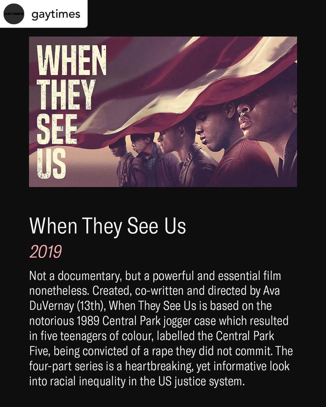 ズーイー・デシャネルさんのインスタグラム写真 - (ズーイー・デシャネルInstagram)「Here are some great documentaries to watch this week so we can further educate ourselves on the history of race in America. I’m currently making my way through this list! Making sure that as allies, we’re continuing to learn more and listen is incredibly important. ⁣ ⁣ This week, I want to focus on giving the spotlight to some black artists who inspire me in music, film, and art. We can’t underestimate the power of media and representation - it’s so important to include black voices and give them the platform to share their stories. Too often, film sets, art spaces and opportunities in music are overwhelmingly white. ⁣ ⁣ Let me know if there are any accounts I should spotlight in the comments - would love to give them this platform! (Reposted from @gaytimes) **EDIT: It was brought to my attention that the film about Marsha P. Johnson was based on an idea stolen from a black trans filmmaker. Please follow @hbdmarsha to see the short film which is available on Amazon Prime and thank you to those in the comments who let me know!**」6月11日 5時55分 - zooeydeschanel