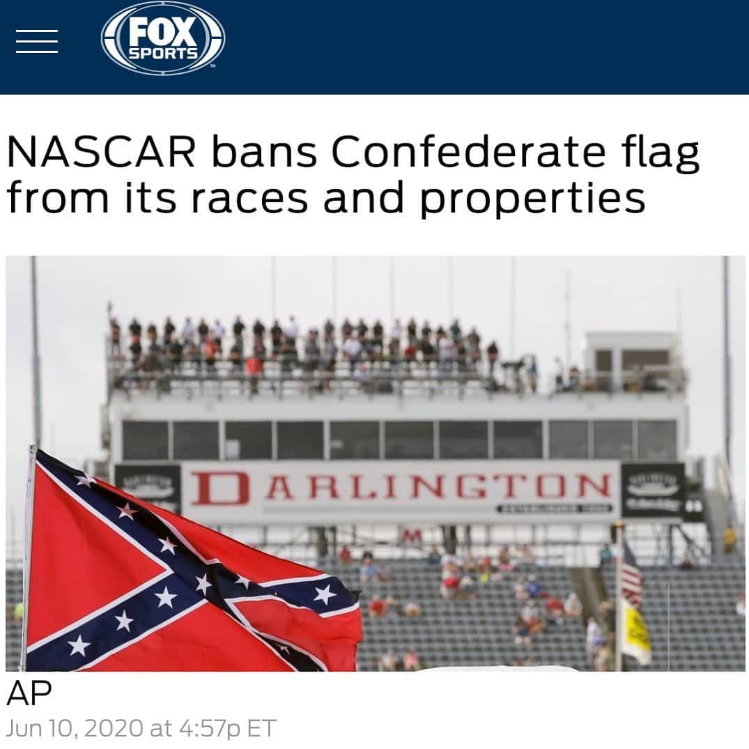 エリック・クリスチャン・オルセンのインスタグラム：「Nice work @bubbawallace! I honestly can't wait for the comment section on this one. #bethechange」