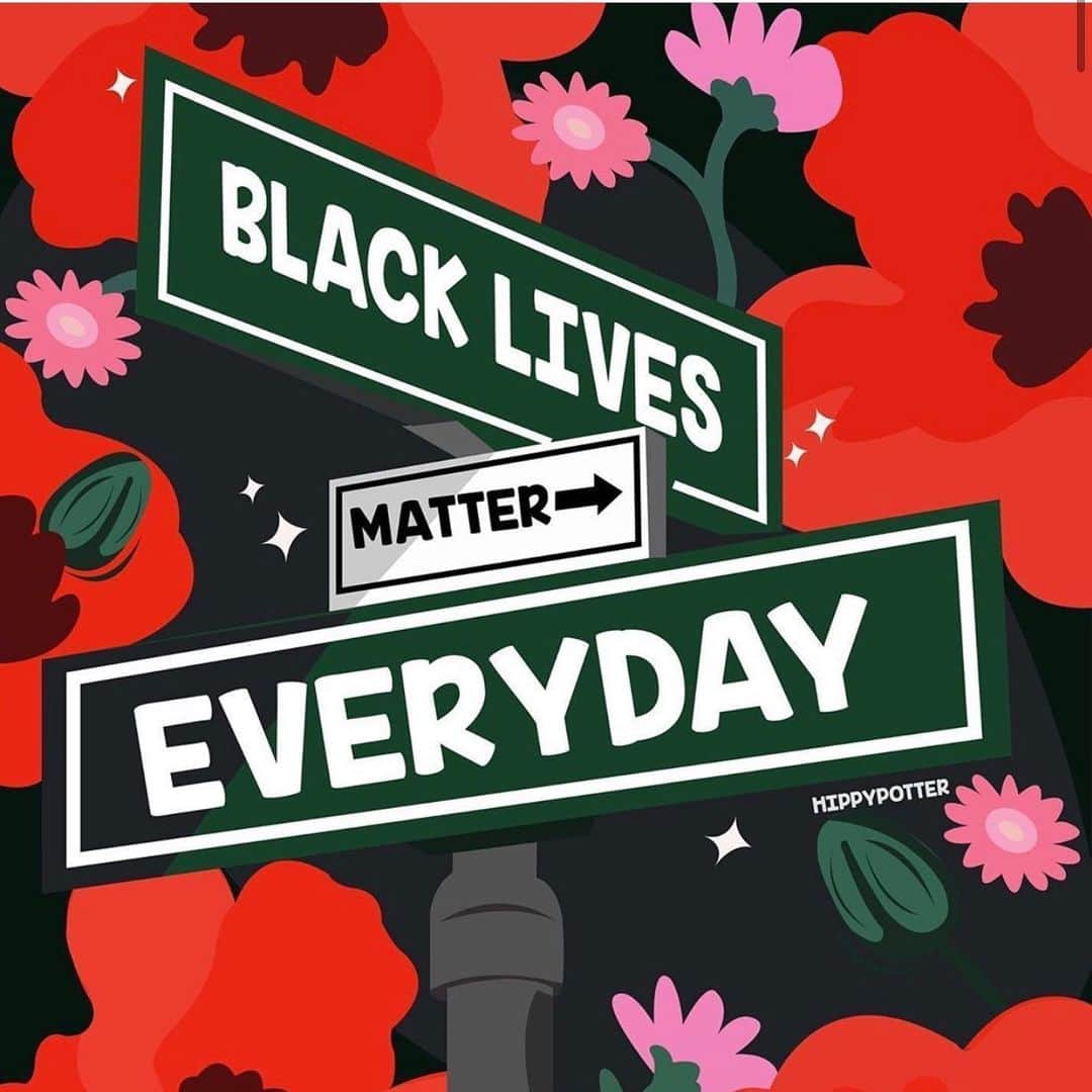 ステラ・ハジェンズのインスタグラム：「every. day. the fight doesn’t stop here. I plan on continuing to educate myself, stay open minded and use my voice (on social media and irl) to support the BLM movement. as I start streaming on twitch again and posting other content on here, know that this is a conversation that will be ongoing for me in every aspect and I hope it is for you too🖤 *artist: @hippypotter」