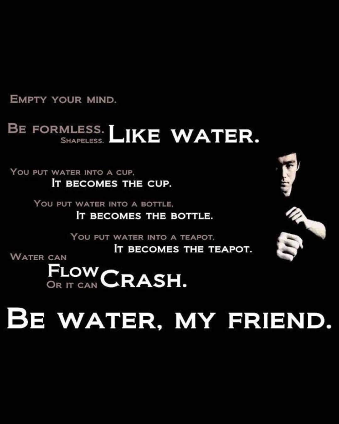 ルーディ・リンさんのインスタグラム写真 - (ルーディ・リンInstagram)「Formless, Shapeless. Be Water. 无形，无状，如水。」6月11日 10時15分 - ludilin