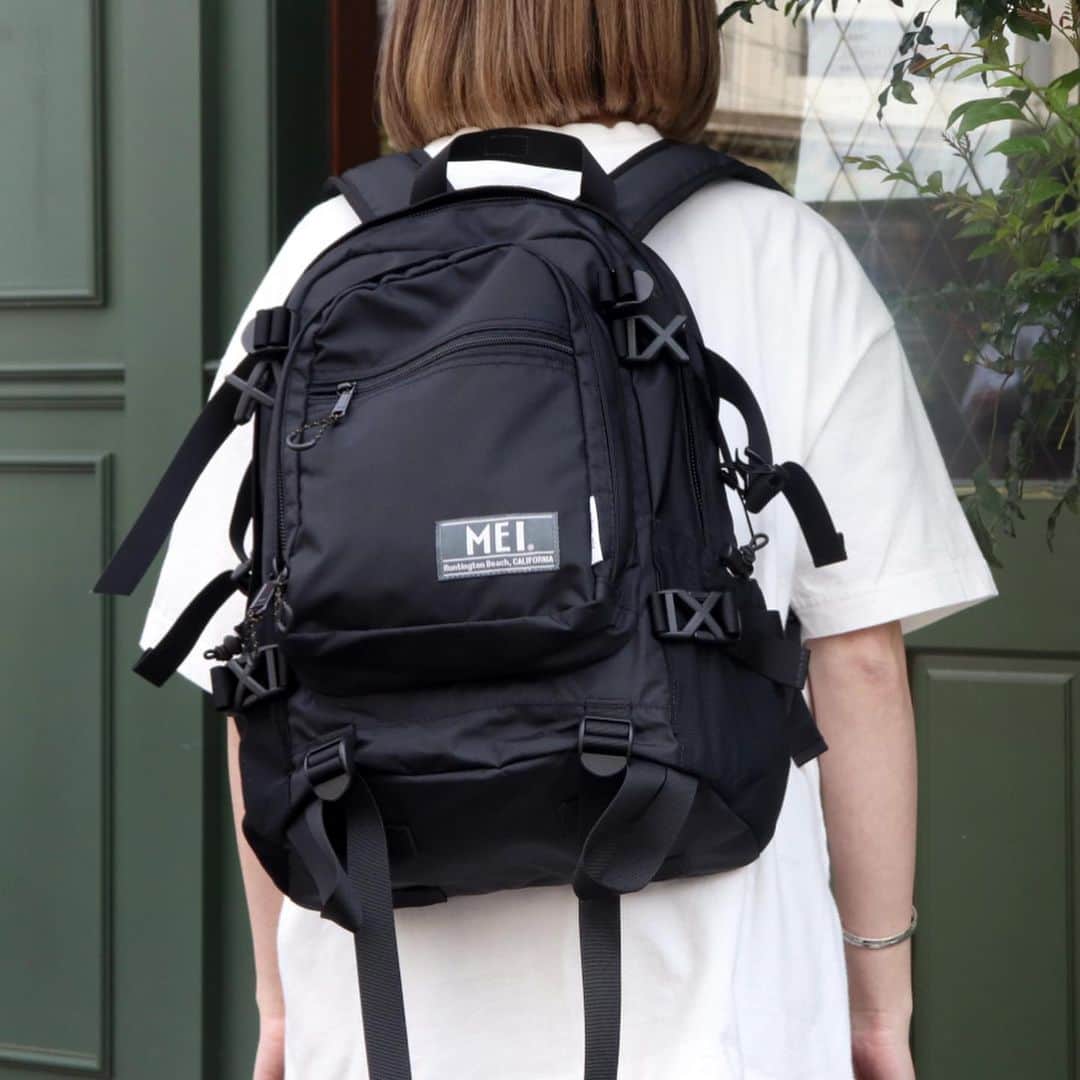 MEI(メイ) さんのインスタグラム写真 - (MEI(メイ) Instagram)「MEI 2020 SPRING/SUMMER OLD BASIC collection  MEI-000-200006 OLD BASIC CLASSIC BACKPACK ￥10,800+tax カラー展開：BEIGE, BLACK, KHAKI, NAVY  #mei #meibag #mei_bag #メイ #メイバッグ #backpack #バックパック #recyclednylon #リサイクルナイロン #sustainable #サスティナブル #outdoor #アウトドア #camp #キャンプ」6月11日 10時46分 - mei_bag