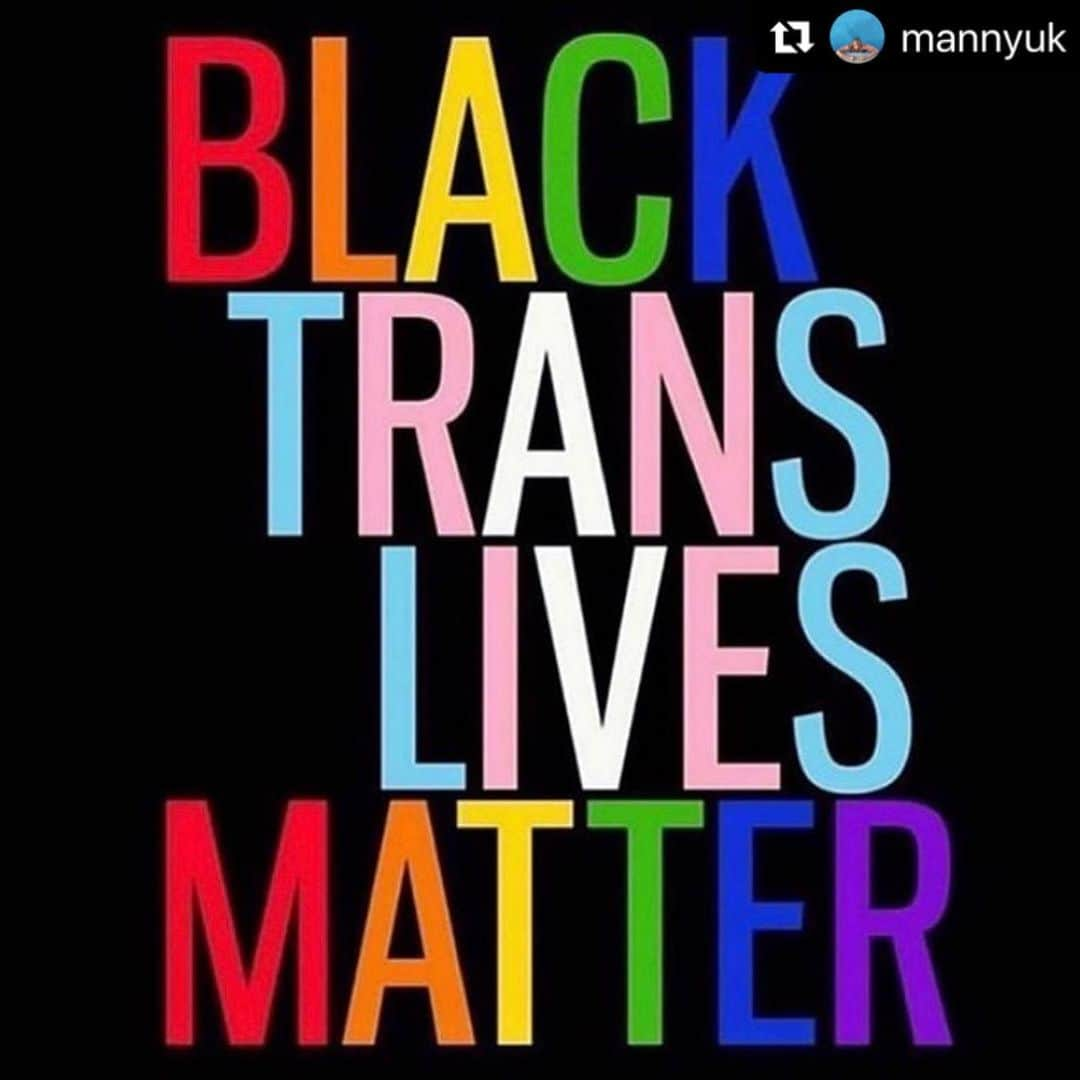 マリア・ボルゴさんのインスタグラム写真 - (マリア・ボルゴInstagram)「#Repost @mannyuk ・・・ 🦋 🌈 Within the Black Lives Matter movement it’s equally important we celebrate and advocate for our trans community also 💙💗 #🗣 #blacktranslivesmatter」6月11日 11時01分 - iammariaborges