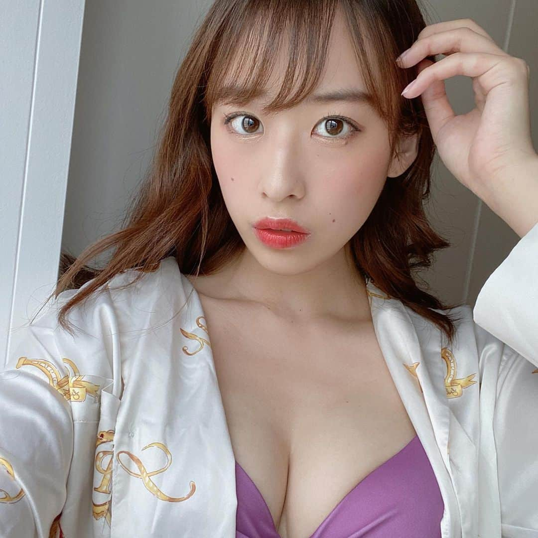 宮島小百合さんのインスタグラム写真 - (宮島小百合Instagram)「#水着 #ミスジェニック #撮影 #パジャマ 🎀✌🏻💜 #パジャマパーティー  #パジャマコーデ  #ジェラートピケ  #ジェラピケ」6月11日 21時25分 - sayuri_kakaka