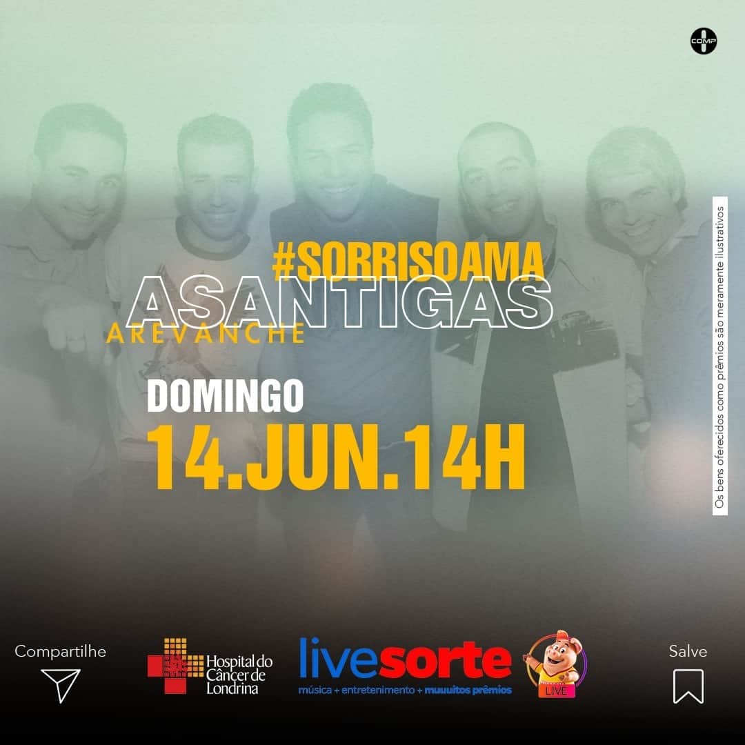 Sorriso Marotoのインスタグラム：「Gente, olha a surpresa incrível que teremos na nossa live! Vamos ter 3 super Prêmios! Iremos sortear 1 Volkswagen Polo 0 Km e 2 prêmios de R$5 mil cada. É isso mesmo! Você adquire o seu @live.sorte por apenas R$10,00, ajuda o Hospital do Câncer de Londrina e ainda concorre a 1 carro zero km e 2 prêmios em dinheiro. Domingo você pode mudar de vida com a @live.sorte!」