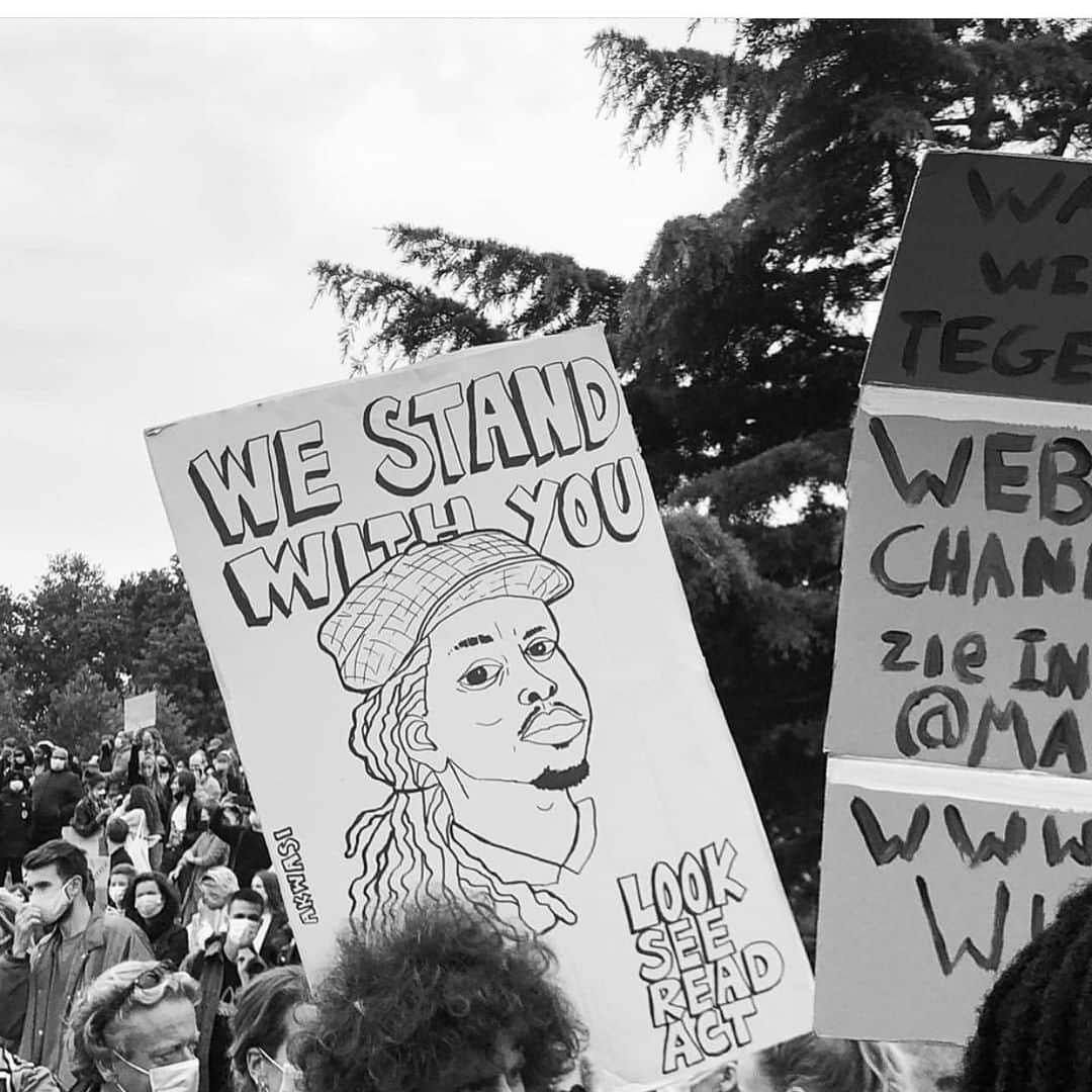 イマン・ハマンさんのインスタグラム写真 - (イマン・ハマンInstagram)「This past week, 50 states in the US and dozens of countries stood up against racial injustice. Yesterday in Amsterdam, we peacefully protested - and it was just another reminder that racism is a GLOBAL issue that has shaped so many generations. To everyone out there marching around the world... England, France, Germany, Italy, Kenya, Japan, Australia, Sri Lanka, Netherlands... KEEP GOING. We’re all with you. They’re hearing us loud and clear 🖤」6月11日 22時21分 - imaanhammam