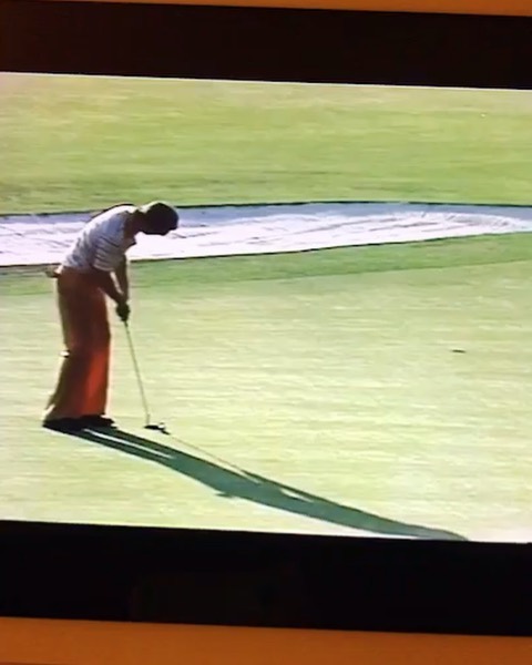 キム・インキョンのインスタグラム：「Epic 💪🤩😍 something about 71 hole 🤔🕊#1977#masters」