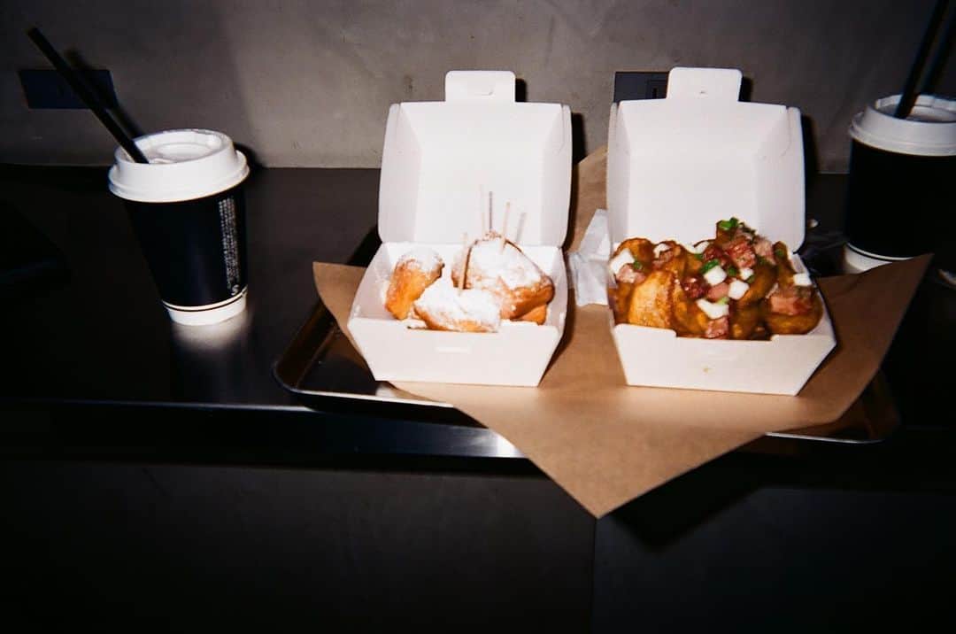 高松チェルシーリナのインスタグラム：「おしゃれご飯  #写ルンです」