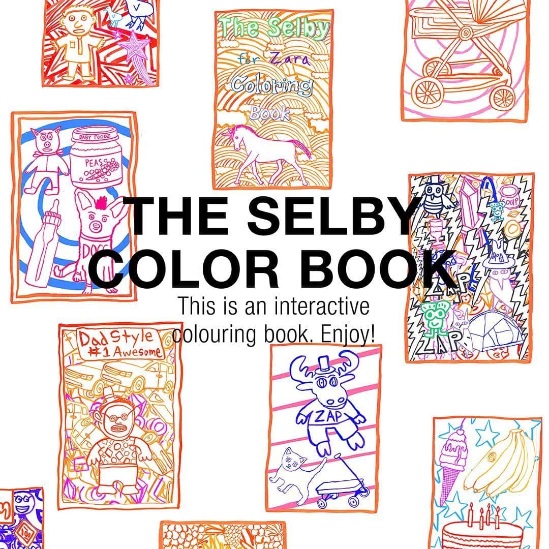 ZARAさんのインスタグラム写真 - (ZARAInstagram)「The Selby for Zara Coloring Book. Select a drawing at zara.com and colour it in  Thank you @theselby」6月11日 22時39分 - zara