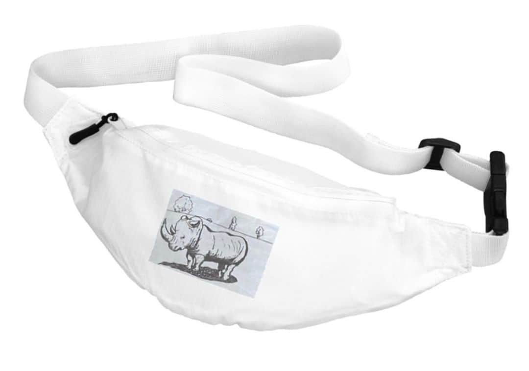 浅野忠信のインスタグラム：「https://suzuri.jp/Tad/3928157/waist-pouch/m/white  ウエストポーチ！販売中！」