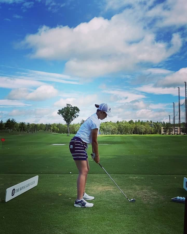 長野未祈のインスタグラム：「#swing #golf #power🔥🔥🔥」