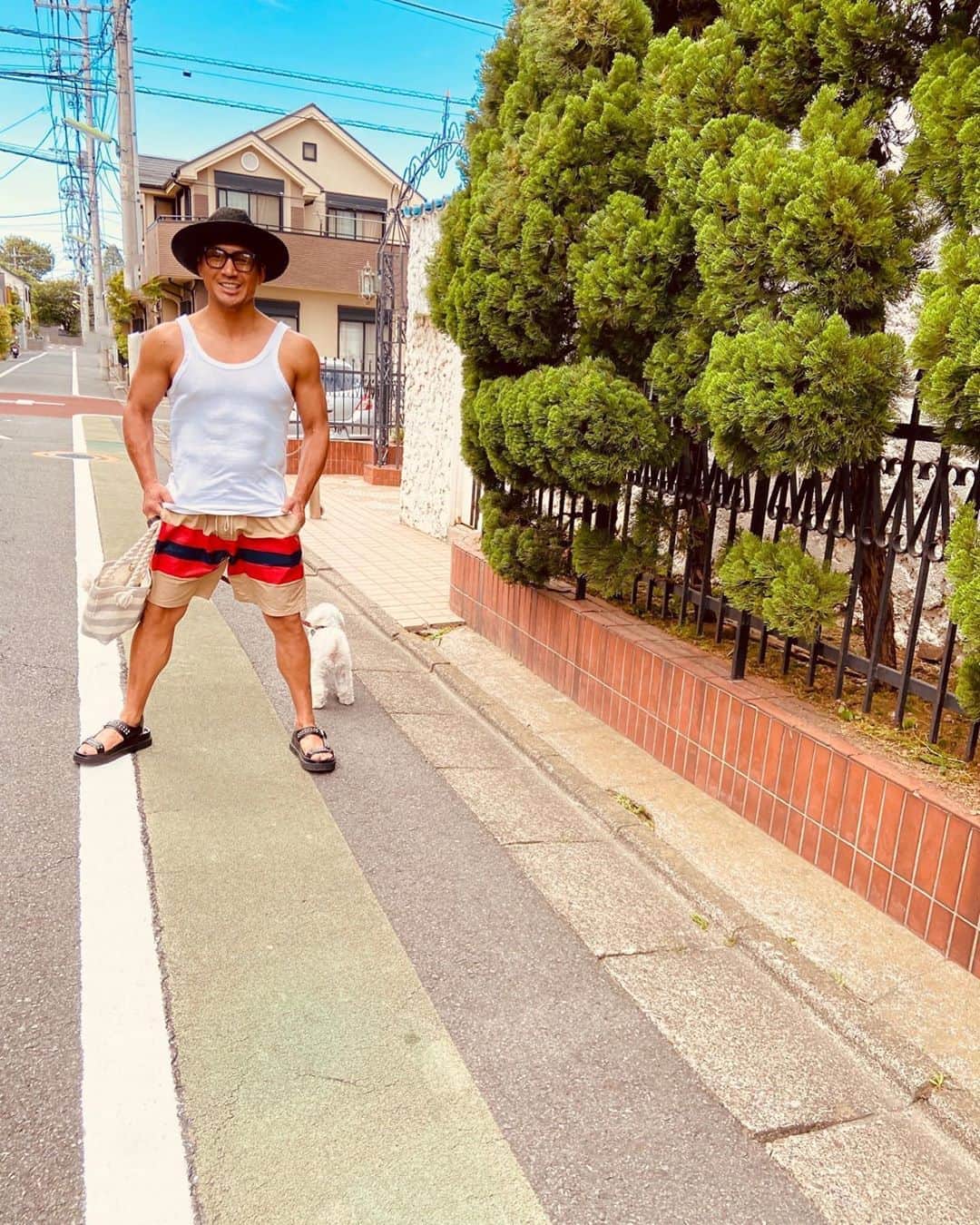 魔裟斗さんのインスタグラム写真 - (魔裟斗Instagram)「梅雨入り前　最後の散歩でした #魔裟斗」6月11日 19時39分 - masato.official
