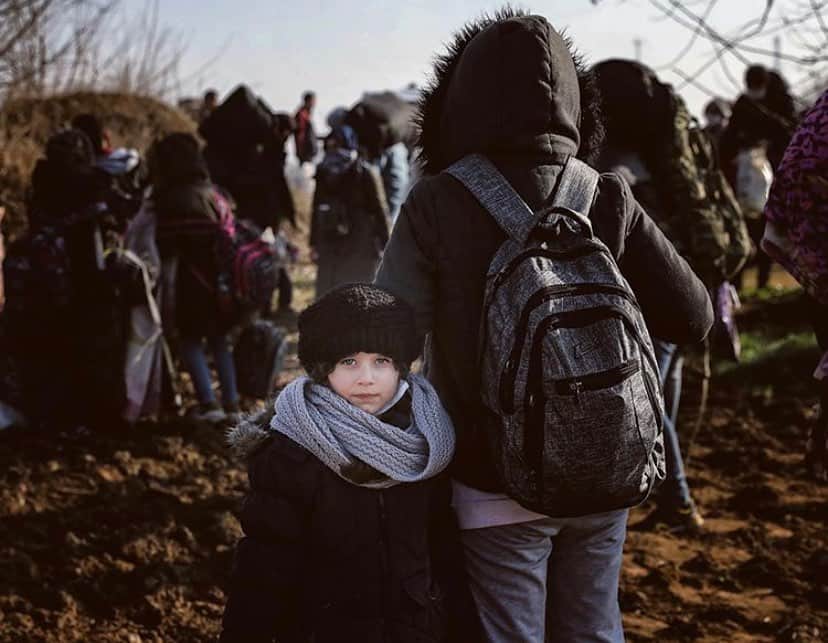 ウー ヨン ミのインスタグラム：「Displaced childrens.. 01.03.2020」