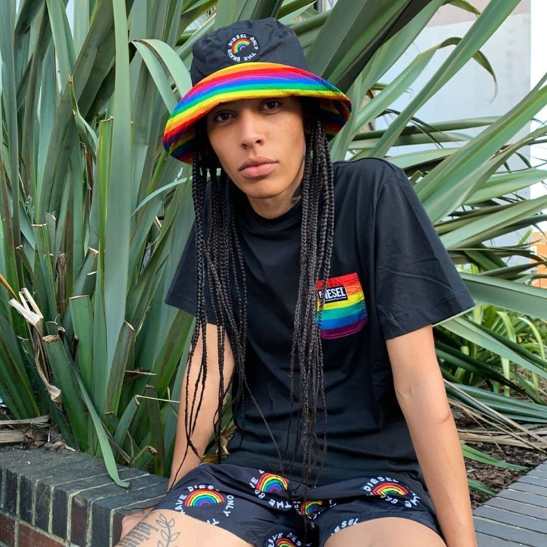 ディーゼルのインスタグラム：「“I'm KAI ISAIAH JAMAL. I'm a POET, MODEL AND VISIBILITY ACTIVIST. I'm UNAPOLOGETIC and proud to be THE GAYEST THING I KNOW." Each one of us is diverse and Diesel is proud to support any kind of diversity. Thanks @kai_isaiah_jamal #ForSuccessfulLoving #Pride2020 #DieselPride #Pride #PrideMonth」