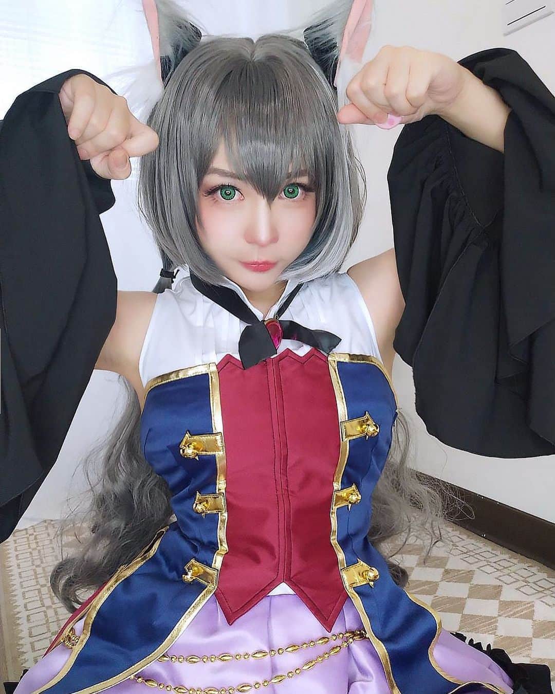 千尋のインスタグラム：「今日限定的凱留拍立得🥰🥰🥰 到今晚00:00截止喔  購買請至蝦皮🔍千尋 公主連結  #超異域公主連結 #凱留 #PrincessConnect #kiruyamomochi #キャル #kyaru #princessconnectredive #princessconnectredivecosplay #nekogirl #catgirl #kyarucosplay」