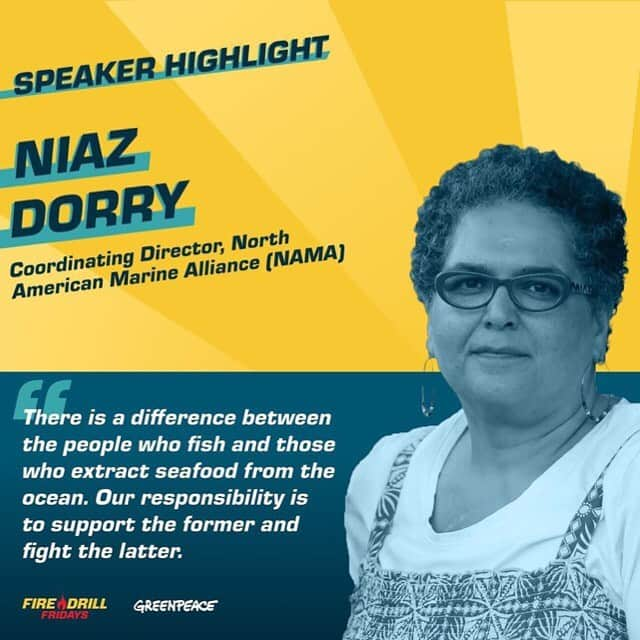 ジェーン・フォンダさんのインスタグラム写真 - (ジェーン・フォンダInstagram)「Repost from @firedrillfriday • Rally alongside @WhoFishsMatters Coordinating Director, Niaz Dorry, TOMORROW at 11am PT / 2pm ET at our Virtual #FireDrillFriday Oceans Rally. RSVP at the link in our bio. @greenpeaceusa @janefonda」6月12日 7時50分 - janefonda