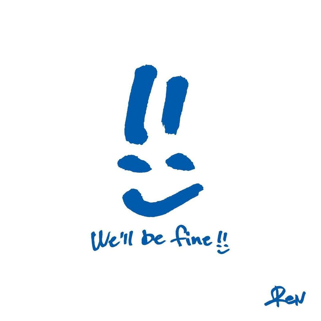 ReNのインスタグラム：「お待たせしたね！！ 今日から新曲“We’ll be fine”が 配信スタートです。  必ずまた会える日まで 希望を絶やさないで、 励まし合って前へ進もう。  たくさんの人に届け！！ We’ll be fine!! #renfine #wellbefine  リンクはプロフィールから！！」