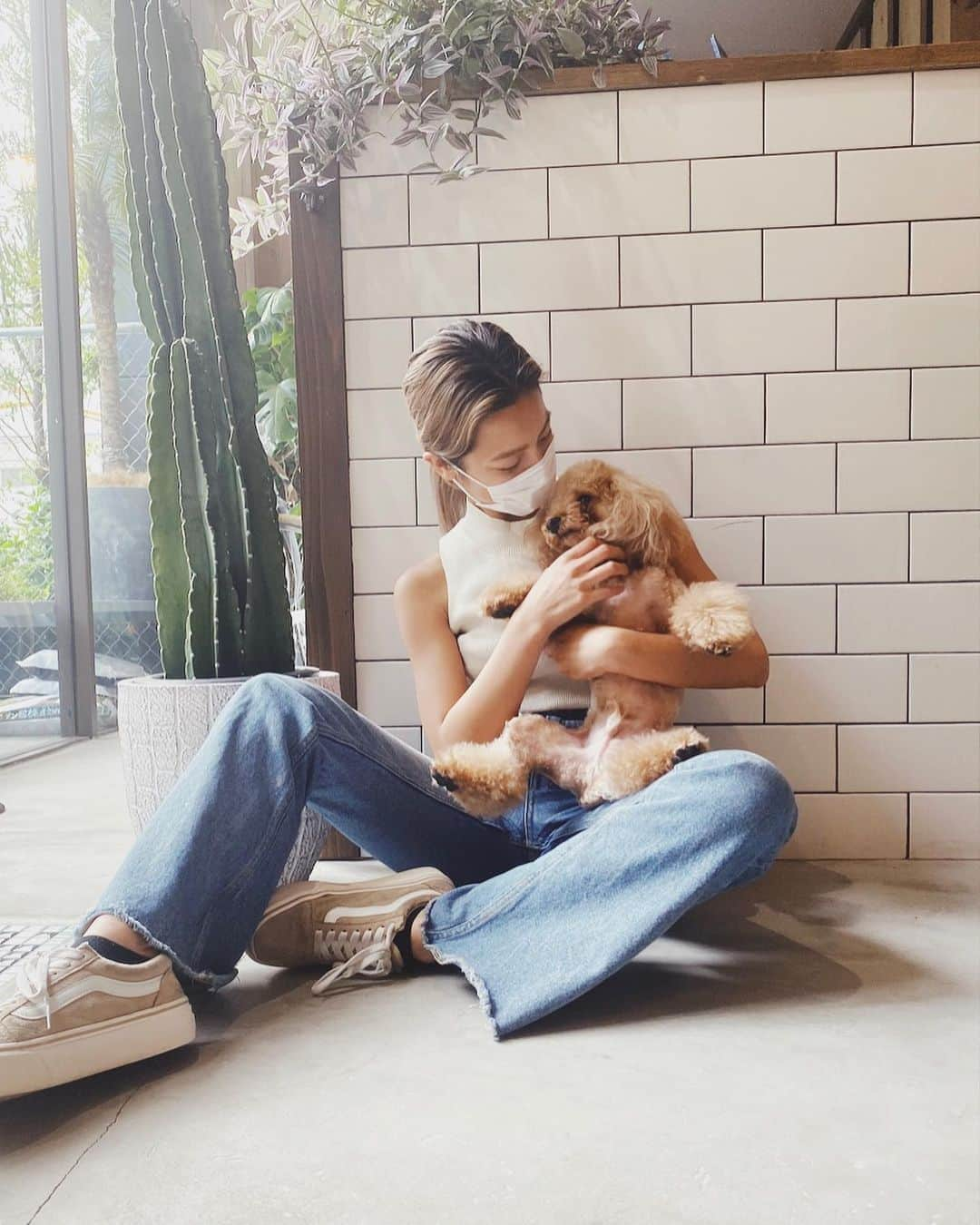 遠山茜子さんのインスタグラム写真 - (遠山茜子Instagram)「愛犬ちゃんつれての美容🐩 @oasis_tokyo_official ・ ・ #beauty#dog#mypet#healthy#girl#instagood#good#doglife#lifestyle」6月11日 23時55分 - akane_016t