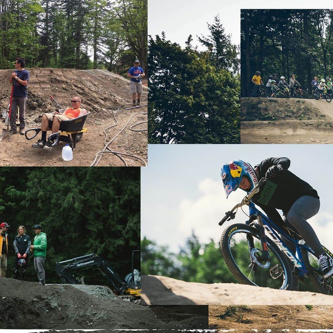 Shimanoさんのインスタグラム写真 - (ShimanoInstagram)「Olympic medalist, World Champion, and mountain bike legend @jillkintner describes the unexpected satisfaction and pride in building a pump track in her current home of Bellingham, Washington. Join Jill Kintner in her Make Your Mark Moment. Click the link in our bio to read the full story. #ShimanoMTB #MakeYourMark」6月12日 0時04分 - rideshimano