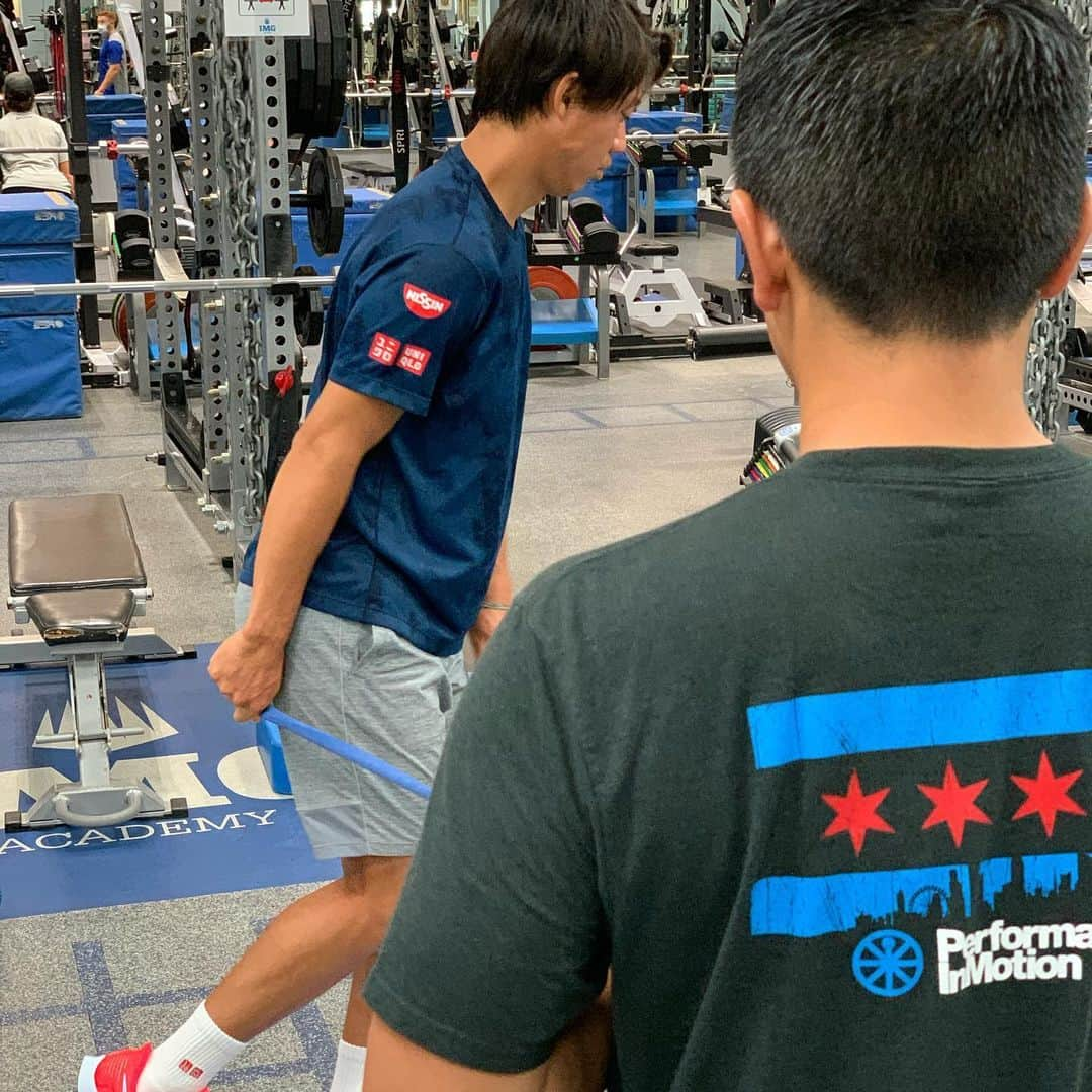 錦織圭さんのインスタグラム写真 - (錦織圭Instagram)「Gym day with Robbie」6月12日 0時29分 - keinishikori