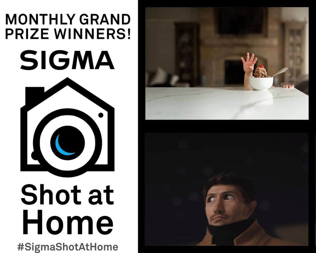 Sigma Corp Of America（シグマ）さんのインスタグラム写真 - (Sigma Corp Of America（シグマ）Instagram)「Congratulations to our May Grand Prize Winners! They will be receiving a $1000 gift card AND be entered into the ultimate prize pool for the opportunity to win an fp camera and a 45mm F2.8 lens.  Quarantine Days: Reaching for Icecream - @meganarndtphotography  https://www.facebook.com/SigmaCorporationofAmerica/photos/a.3091672610885480/3129532080432866/?type=3&theater  Influenced - @lukeknezevic  https://www.facebook.com/SigmaCineUS/videos/556633705001774/  We have just a couple more weeks left in the #sigmashotathome competition! Remember: You must be 18 years or older to enter and there is no camera/lens brand requirements. www.sigmaphoto.com/sigmashotathome」6月12日 2時25分 - sigmaphoto