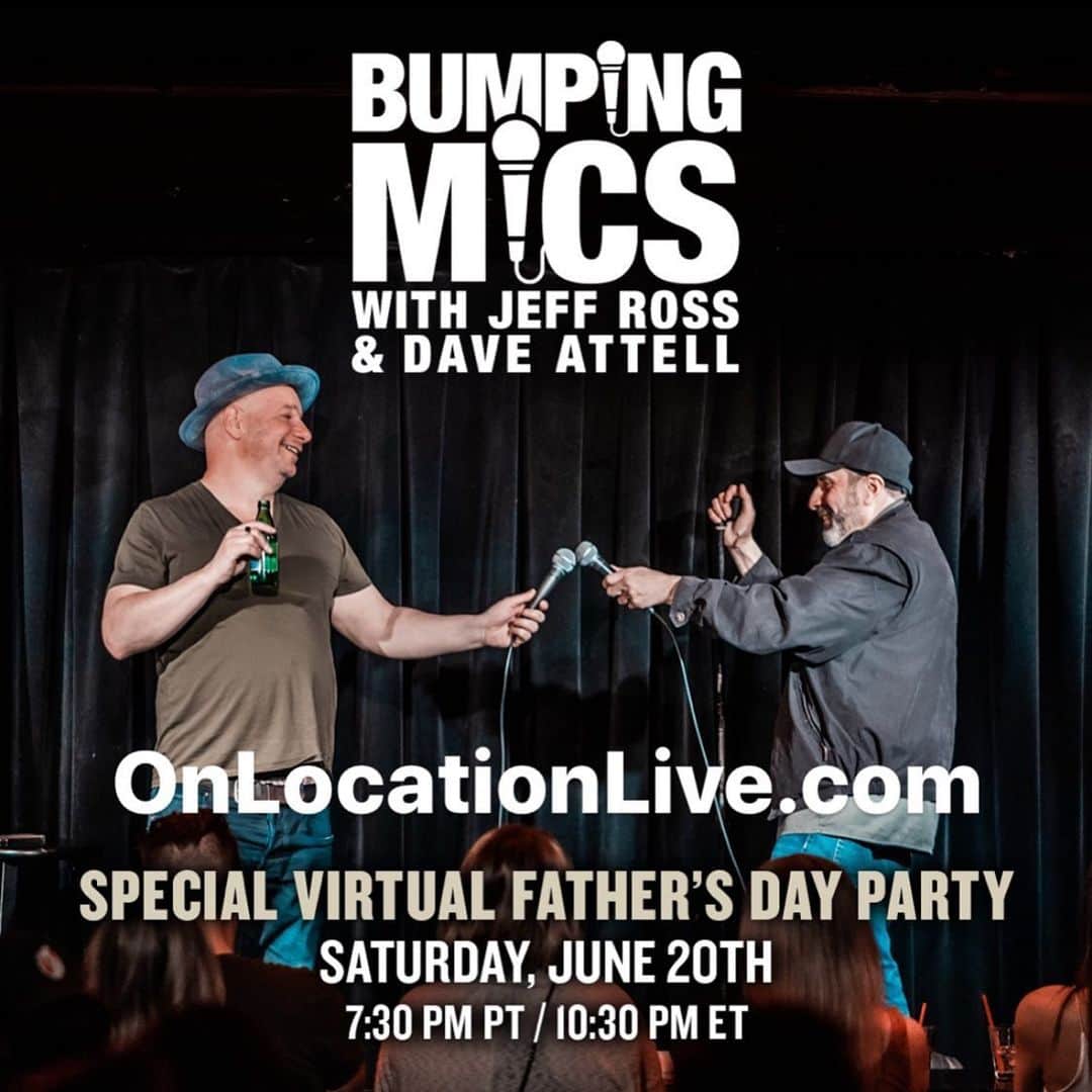 ジェフリー・ロスさんのインスタグラム写真 - (ジェフリー・ロスInstagram)「Yo son, Need a Fathers Day gift ?  Bring that fucker to our virtual Bumping Mics party next Saturday. Link in bio.」6月12日 2時46分 - therealjeffreyross