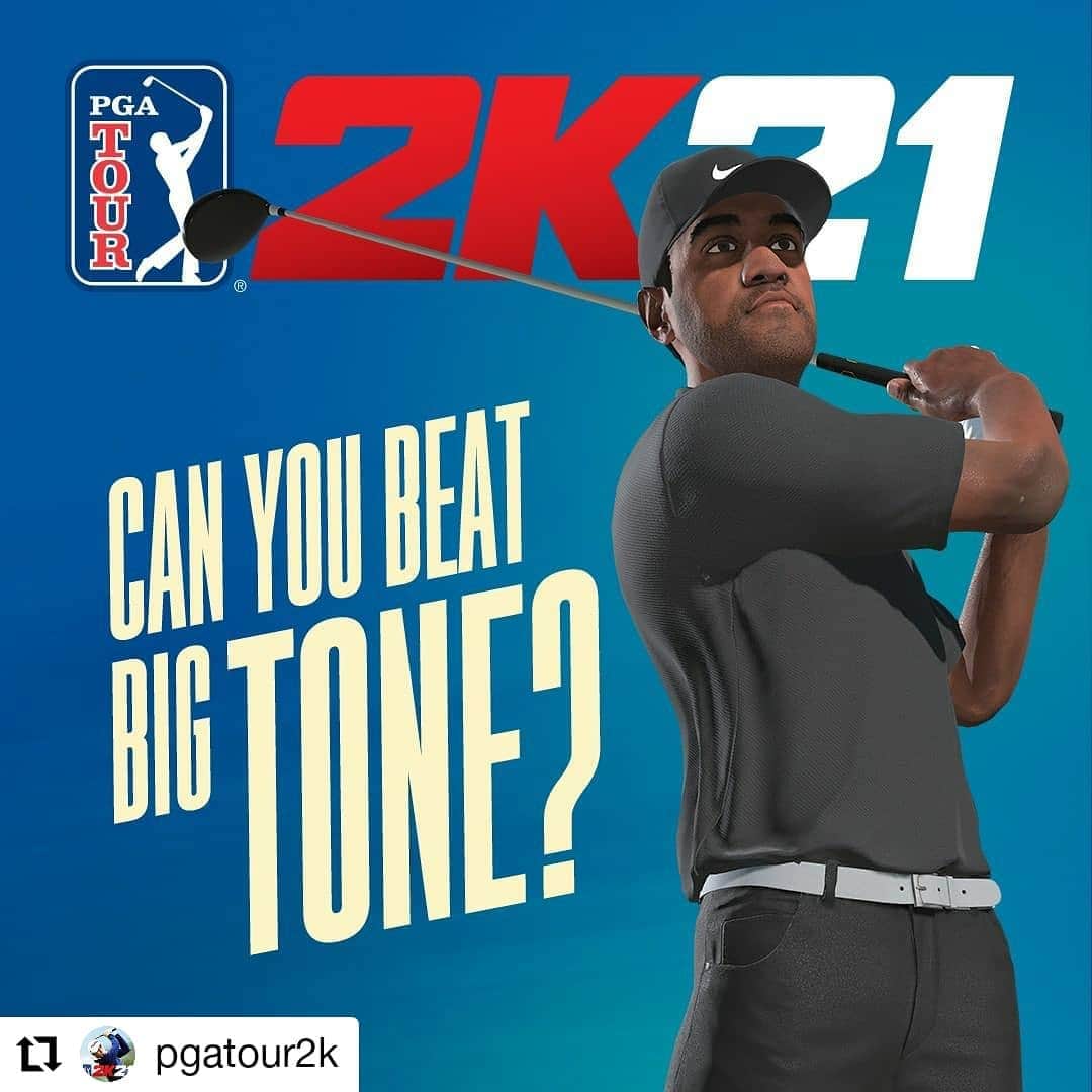 2Kさんのインスタグラム写真 - (2KInstagram)「“Big Tone” @tonyfinaugolf knows how to bring the 🔥 as one of the @PGATOUR’s biggest hitters… And now he’s coming for you. #PGATOUR2K21 @pgatour2k」6月12日 5時12分 - 2k