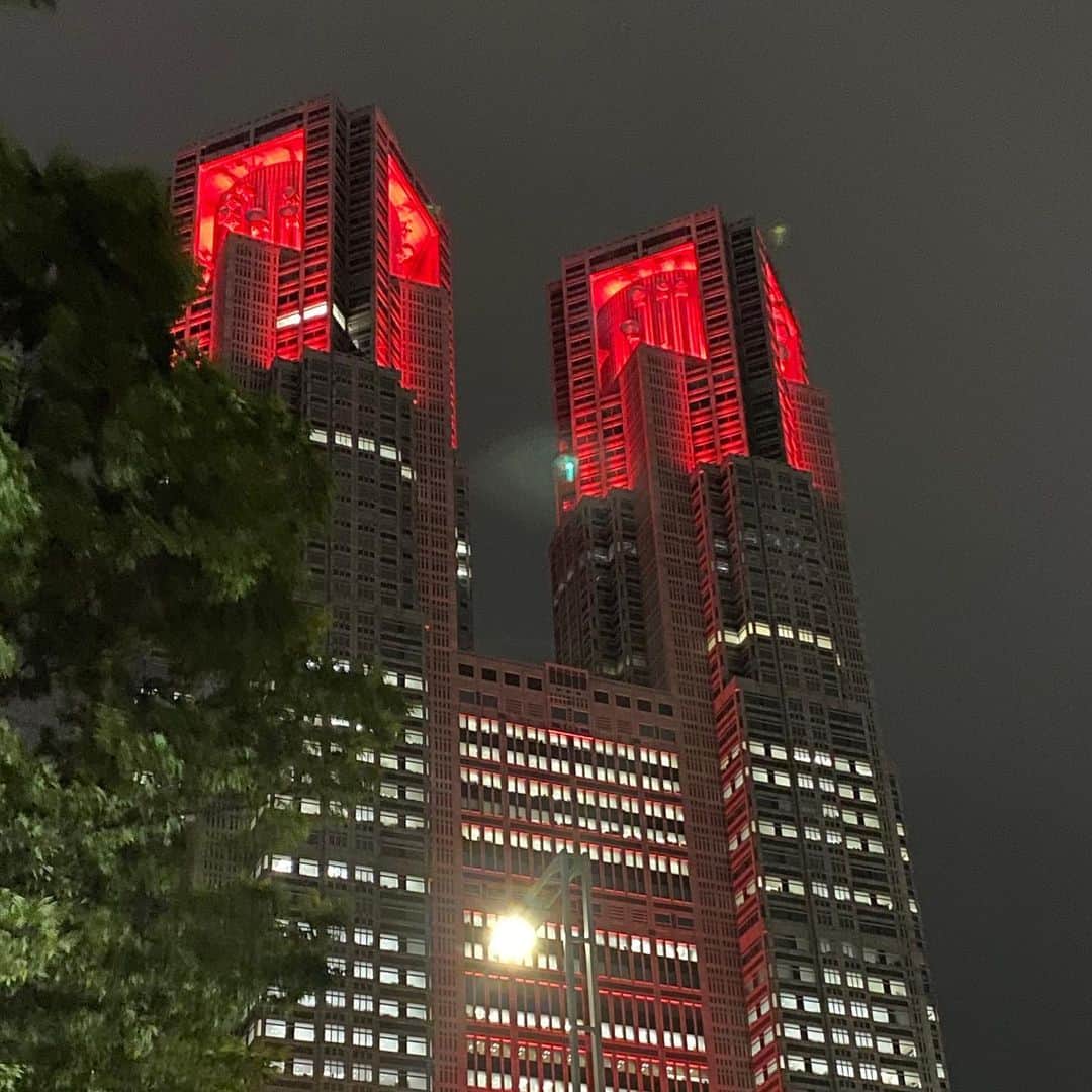 範田紗々さんのインスタグラム写真 - (範田紗々Instagram)「見ておいてよかった 赤は本当に危機感を感じる色だったよ！ #東京アラート」6月12日 6時00分 - handa_sasa