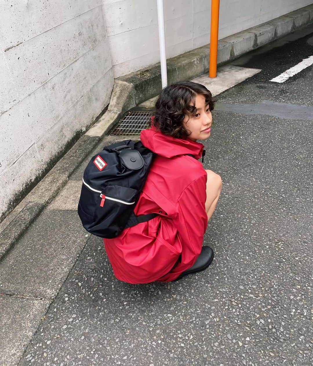 中田みのりさんのインスタグラム写真 - (中田みのりInstagram)「@hunterboots のカバンとレインコートとブーツで梅雨も怖くない🌈 #HunterOriginal」6月12日 16時22分 - minori_nakada