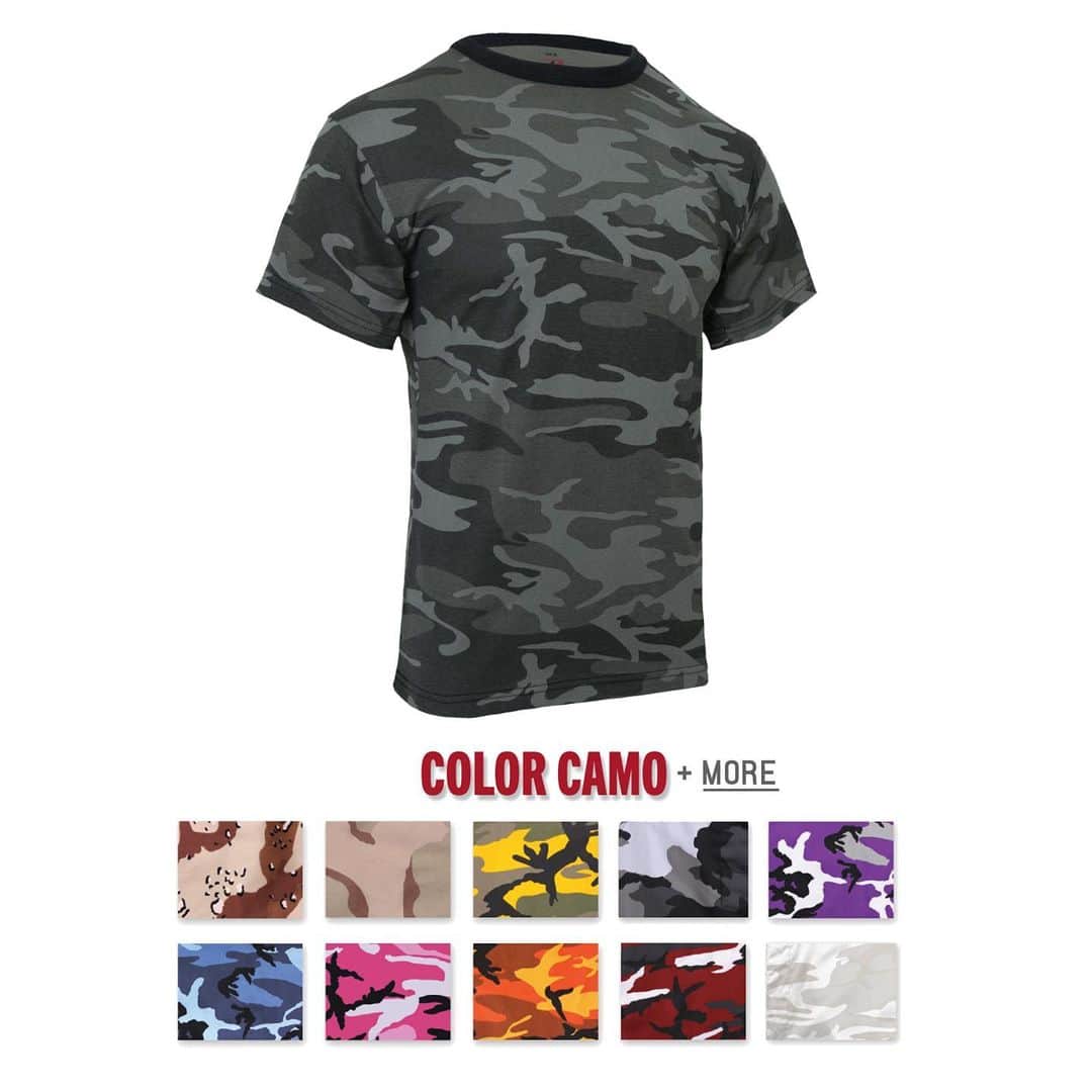 ロスコさんのインスタグラム写真 - (ロスコInstagram)「14 Colors to choose from in our Color Camouflage Tees!  Tap to shop them all 🔥  #rothco #camo #camouflage #tshirts #gear #apparel #summer」6月12日 8時07分 - rothco_brand