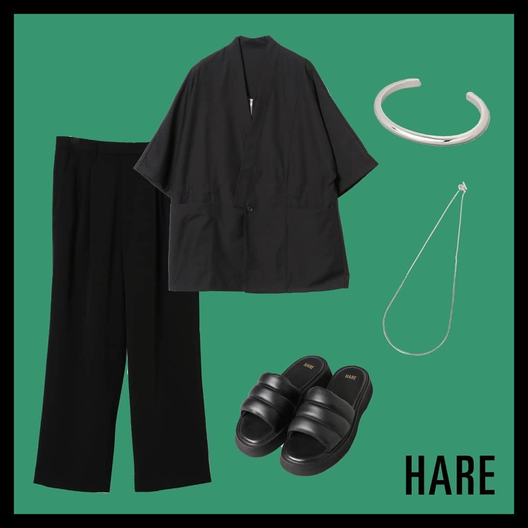 ハレさんのインスタグラム写真 - (ハレInstagram)「ㅤㅤㅤㅤㅤㅤㅤㅤㅤㅤㅤㅤㅤ 【New Arrival】 Mens style ㅤㅤㅤㅤㅤㅤㅤㅤㅤㅤㅤㅤㅤ ▶︎▶︎オールブラックコーデ 着物のディティールを取り入れ、和をイメージしたシャツの コーディネート。 ワイドスラックスとの相性が良く、HAREらしい モードな印象で着て頂けます。 ㅤㅤㅤㅤㅤㅤㅤㅤㅤㅤㅤㅤㅤ ㅤㅤㅤㅤㅤㅤㅤㅤㅤㅤㅤㅤㅤ ☑︎商品詳細は画像をタップしてチェック ㅤㅤㅤㅤㅤㅤㅤㅤㅤㅤㅤㅤㅤ ㅤㅤㅤㅤㅤㅤㅤㅤㅤㅤㅤㅤㅤ #HARE #ハレ」6月12日 10時39分 - hare_official