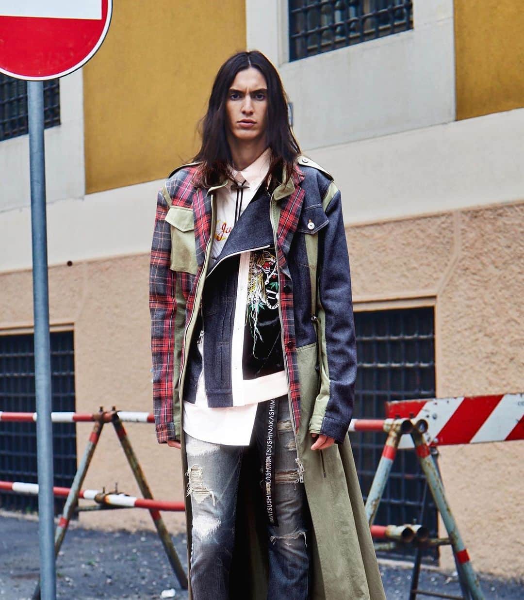 アツシナカシマのインスタグラム：「#atsushinakashima #アツシナカシマ #milanfashionweek #mfw #fashion #moda #shooting #ootd #outfits #ファッション」