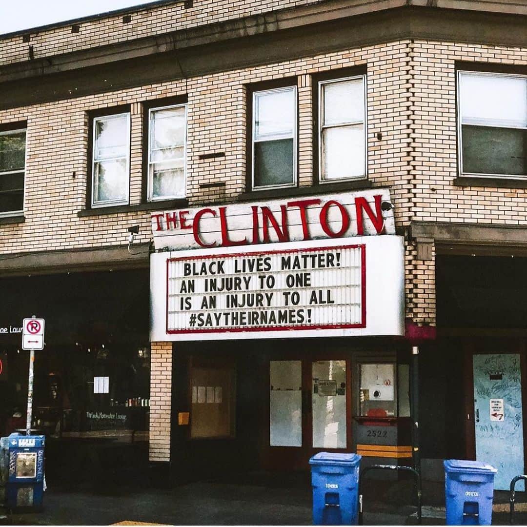 Portlandさんのインスタグラム写真 - (PortlandInstagram)「The Clinton Street Theater #SayTheirNames 📷 @ryanthemermaid」6月12日 12時15分 - portland