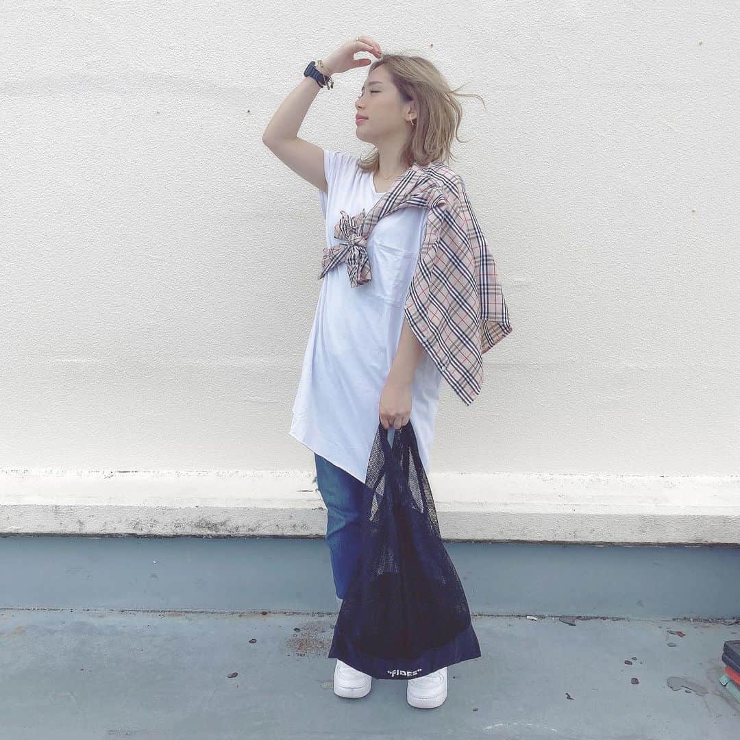 acaneのインスタグラム：「・ ゆるゆる適当 #たろ服 ・ #gshock #emsexcite #zara #gap #FIDES #nike #code #ootd #fashion」