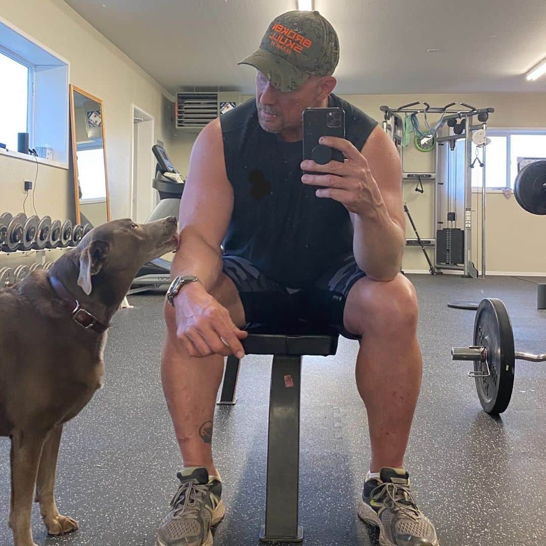 ストーン・コールド・スティーブ・オースチンのインスタグラム：「Training with Moolah.」
