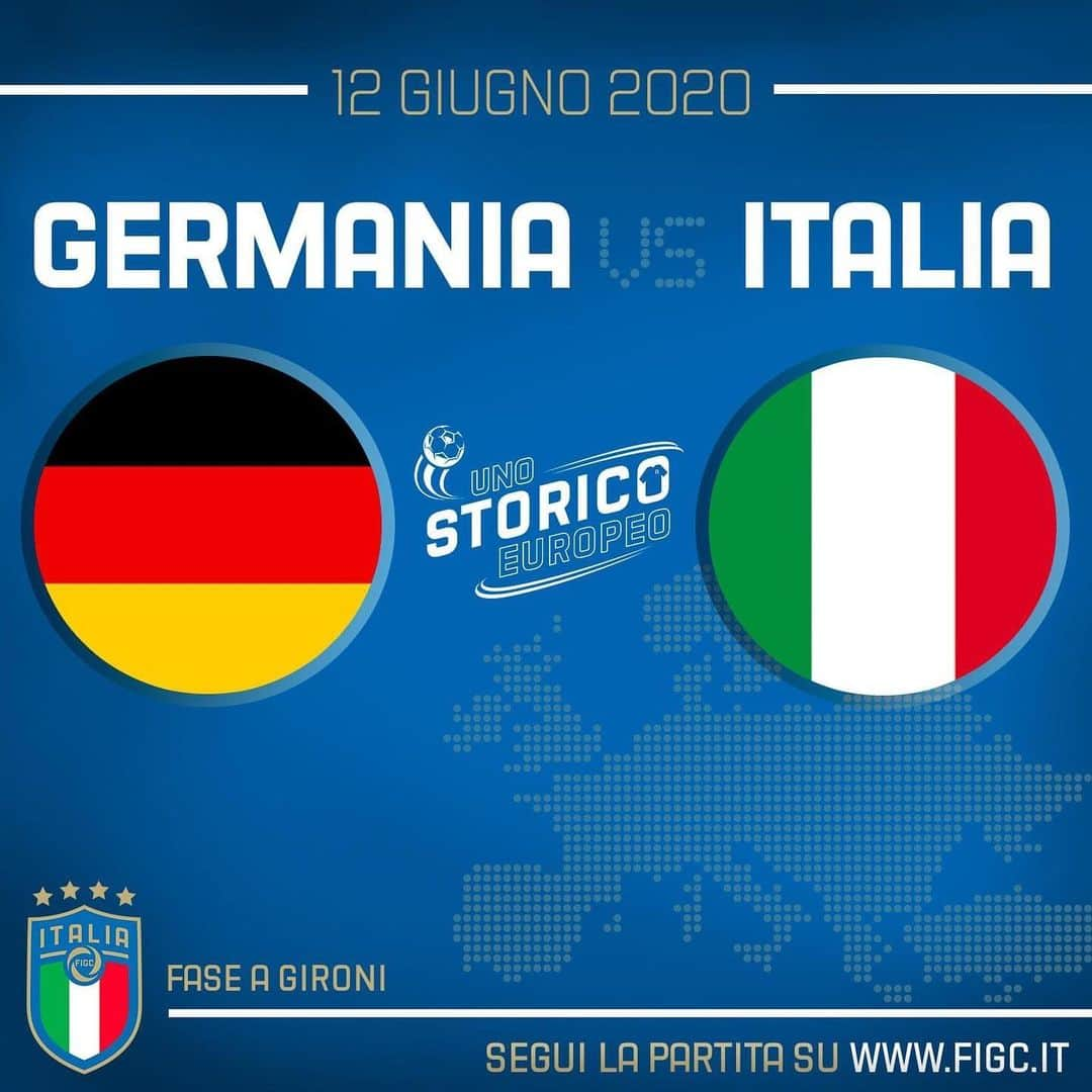 サッカーイタリア代表さんのインスタグラム写真 - (サッカーイタリア代表Instagram)「🇪🇺 #UnoStoricoEuropeo 🏆 ⚽️ Si è disputata #Germania 🇩🇪 vs #Italia 🇮🇹, la prima gara degli #Azzurri nella fase a gironi. 📺 Guarda gli #highlights della partita e scopri i protagonisti della sfida 👉🏻 link in bio 👆🏻 #VivoAzzurro  #Nazionale110」6月12日 14時52分 - azzurri