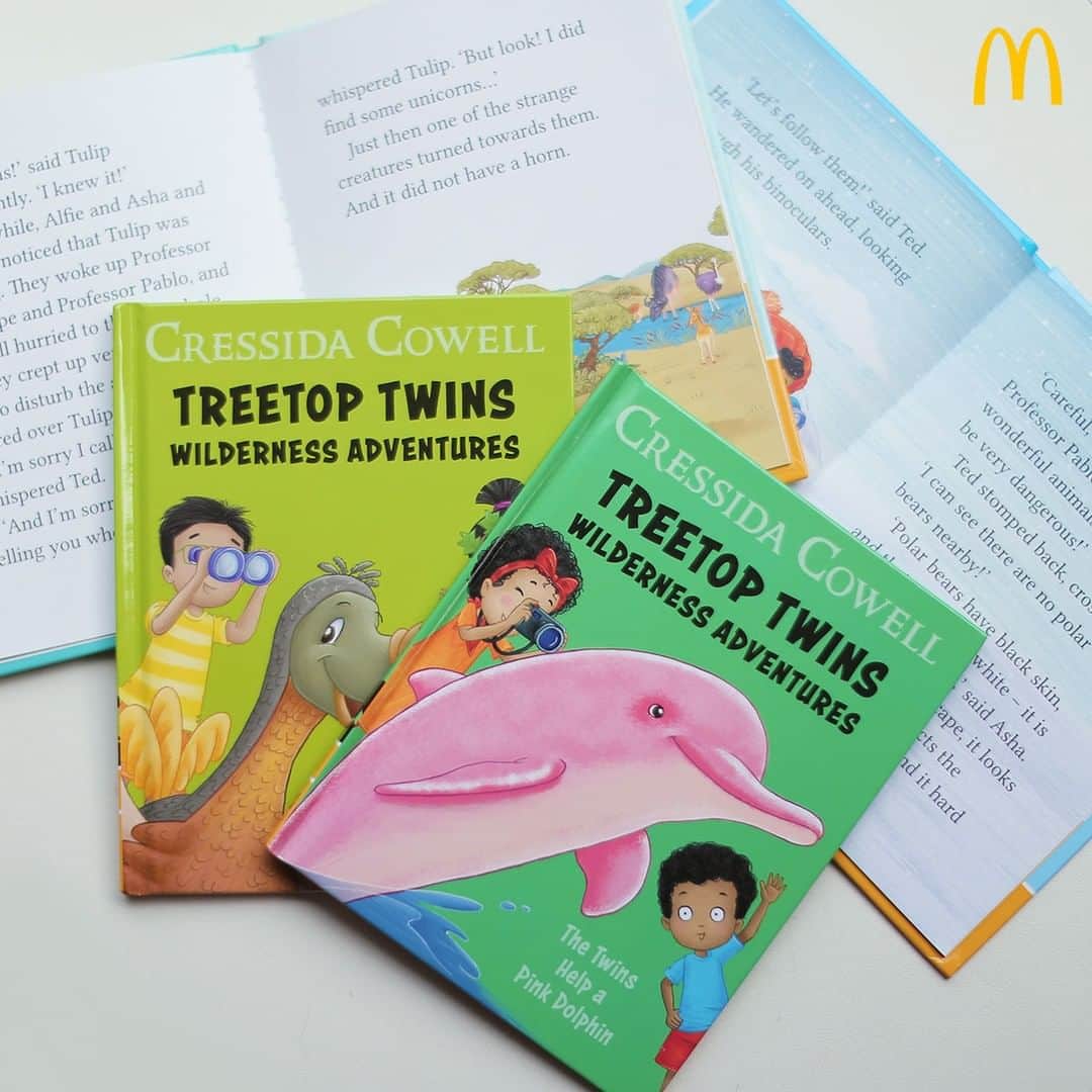 McDonald's Philippinesのインスタグラム：「Add a new book to your Happy Meal Readers collection. Just add Php 35 to get both books with every Happy Meal purchase! Order now via McDelivery.  Tag the biggest reader you know!」