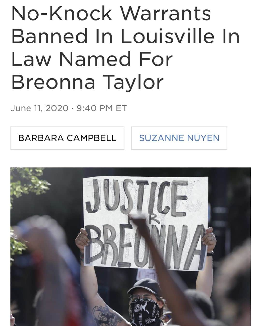 ウォーク・ザ・ムーンのインスタグラム：「That’s a great start.  There’s a petition in our stories today to arrest and charge the police who shot Breonna eight times while she slept in her bed. #justiceforbreonnataylor #blacklivesmatter」