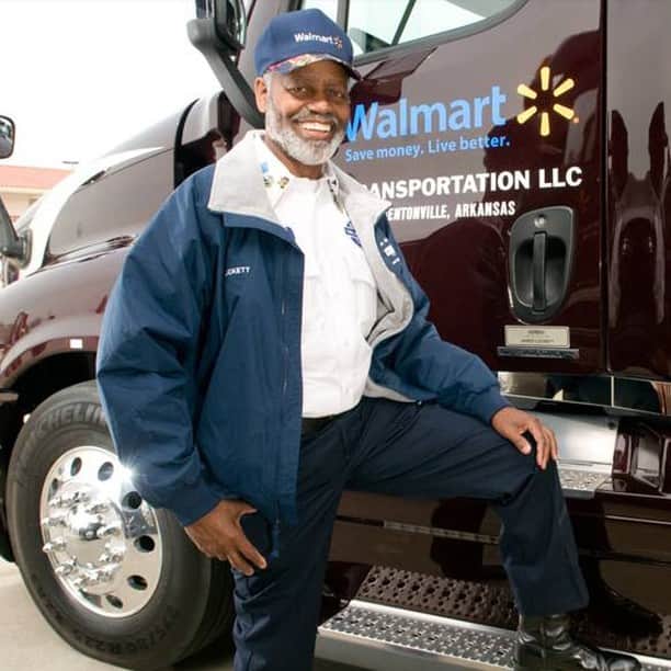 Wal-Mart Stores, Incのインスタグラム：「Meet James, one of our amazing truck drivers who's safely driven 4 million miles. No one knows the road better than him, and we're so thankful to have him behind our wheel for 33 years. Here's to the next million. 🚚  This feature is part of our ongoing series to better highlight Black and African American experiences and voices in our community.」