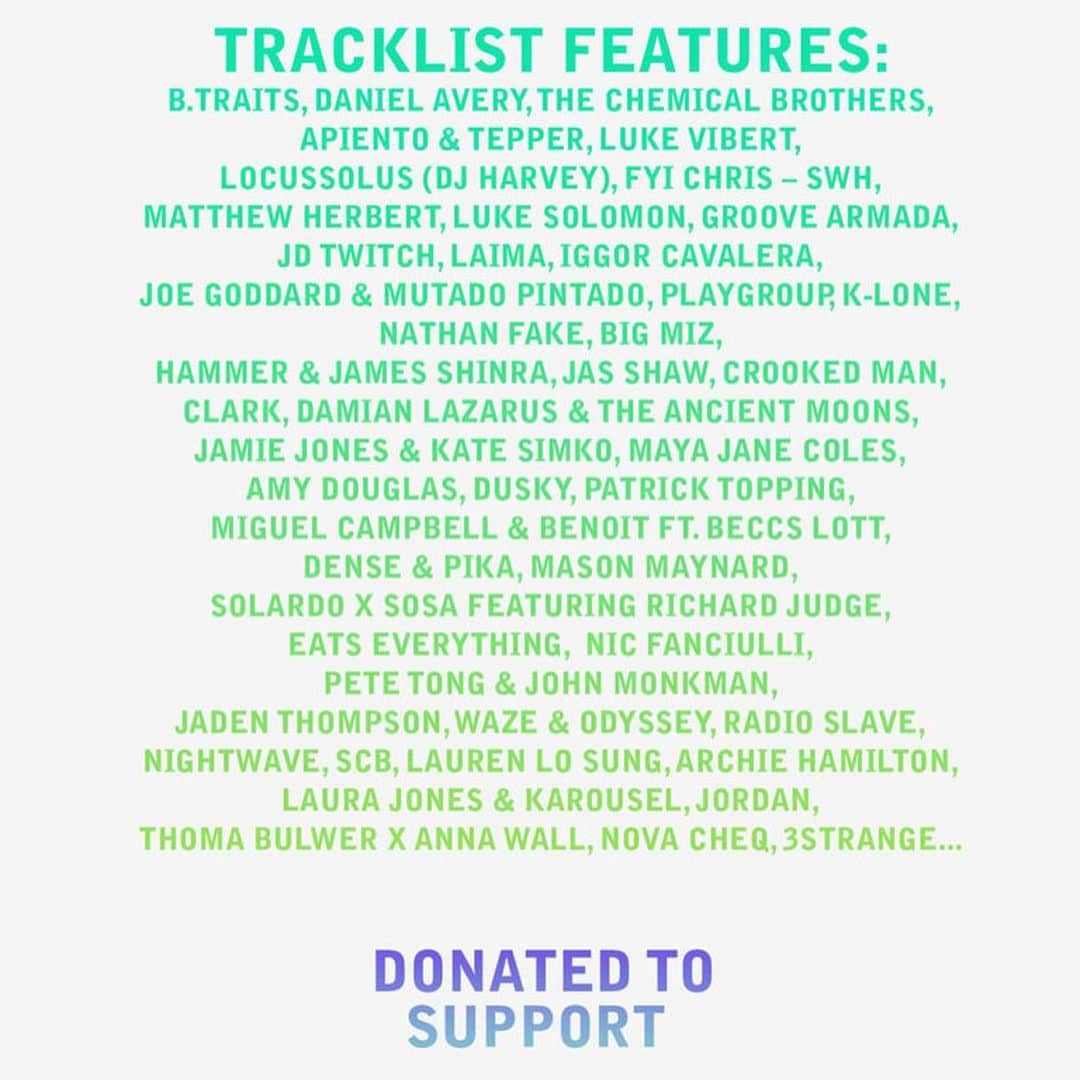 Waze & Odysseyさんのインスタグラム写真 - (Waze & OdysseyInstagram)「We donated a track to this sampler - 45 or so electronic artists. All proceeds go to the NHS. Link in stories.」6月13日 1時39分 - sergesantiagodj