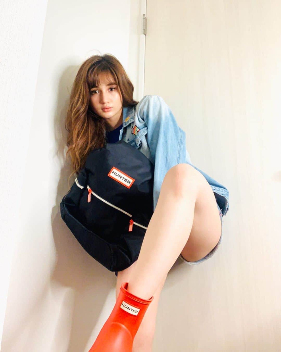 Takiさんのインスタグラム写真 - (TakiInstagram)「In love with my new backpack  and boots from @hunterboots thank you 🙏🏻 ❣️ ありがとうございます　@kaoriyasuta ❤️❤️」6月12日 17時39分 - taki_faky