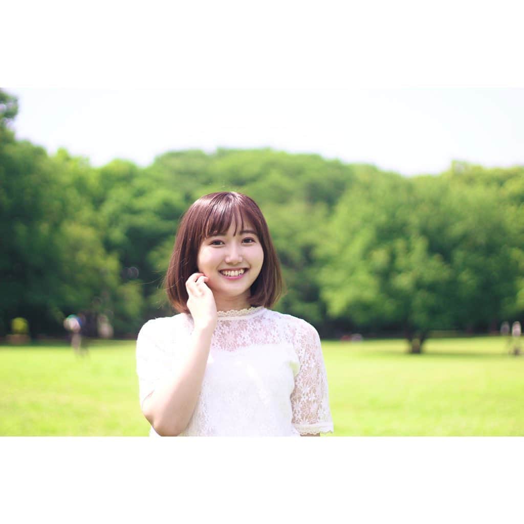 山下夏生のインスタグラム：「New おなつ🍀 ・ ・ ・ (ハッシュタグ何つけたらいいかわからん……) #photo #portrait #photography #ポートレート #ポトレ #山下夏生 #女優 #役者」