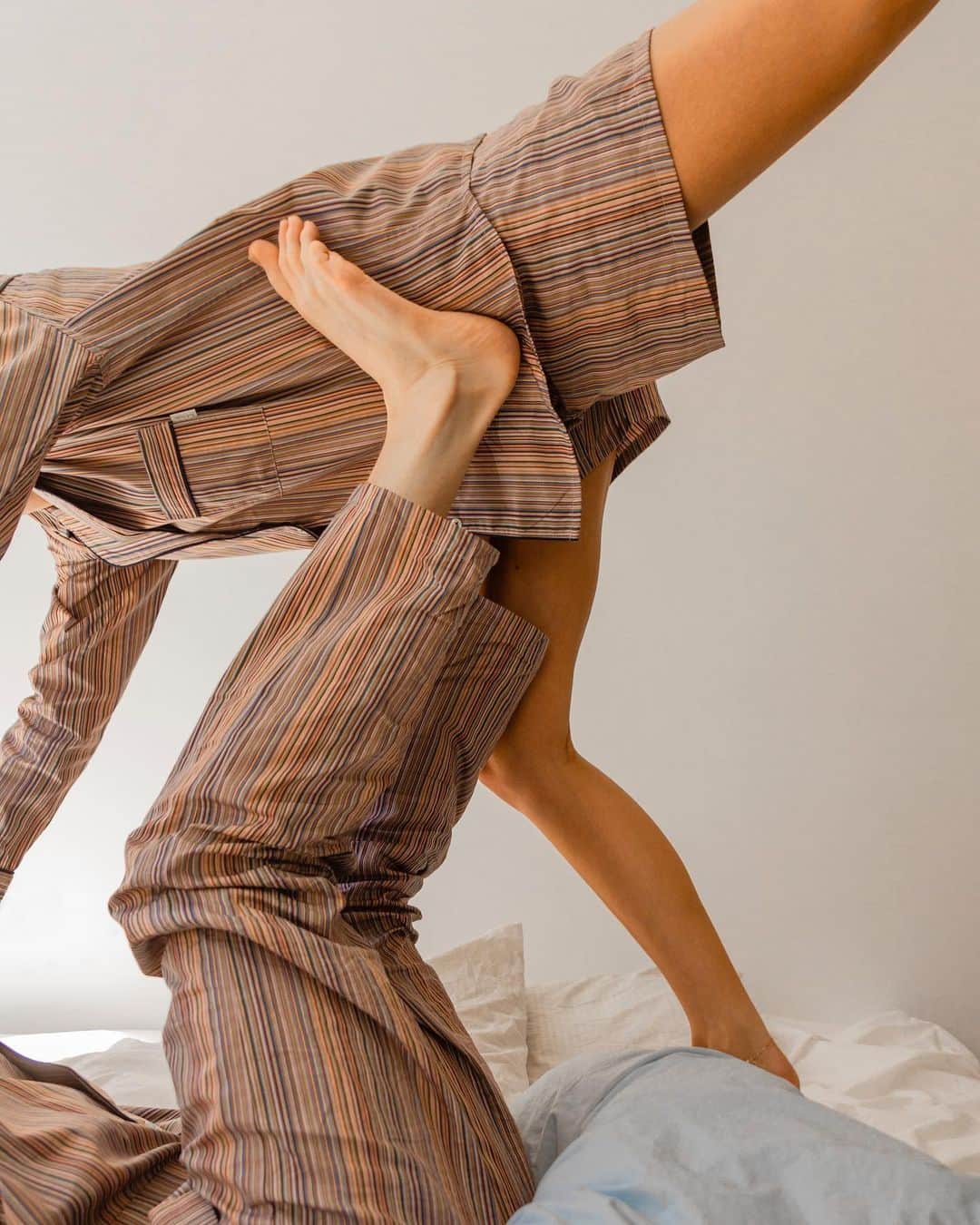ポールスミスさんのインスタグラム写真 - (ポールスミスInstagram)「“Be you. Unless you can be Audrey Tautou”  Read @ownwayofinspiration & @sarahhalpin’s ‘5 stripe rules we like (to break occasionally) on paulsmith.com.  #PaulSmith #pyjamas #fashion #FridayFeeling」6月12日 20時44分 - paulsmithdesign