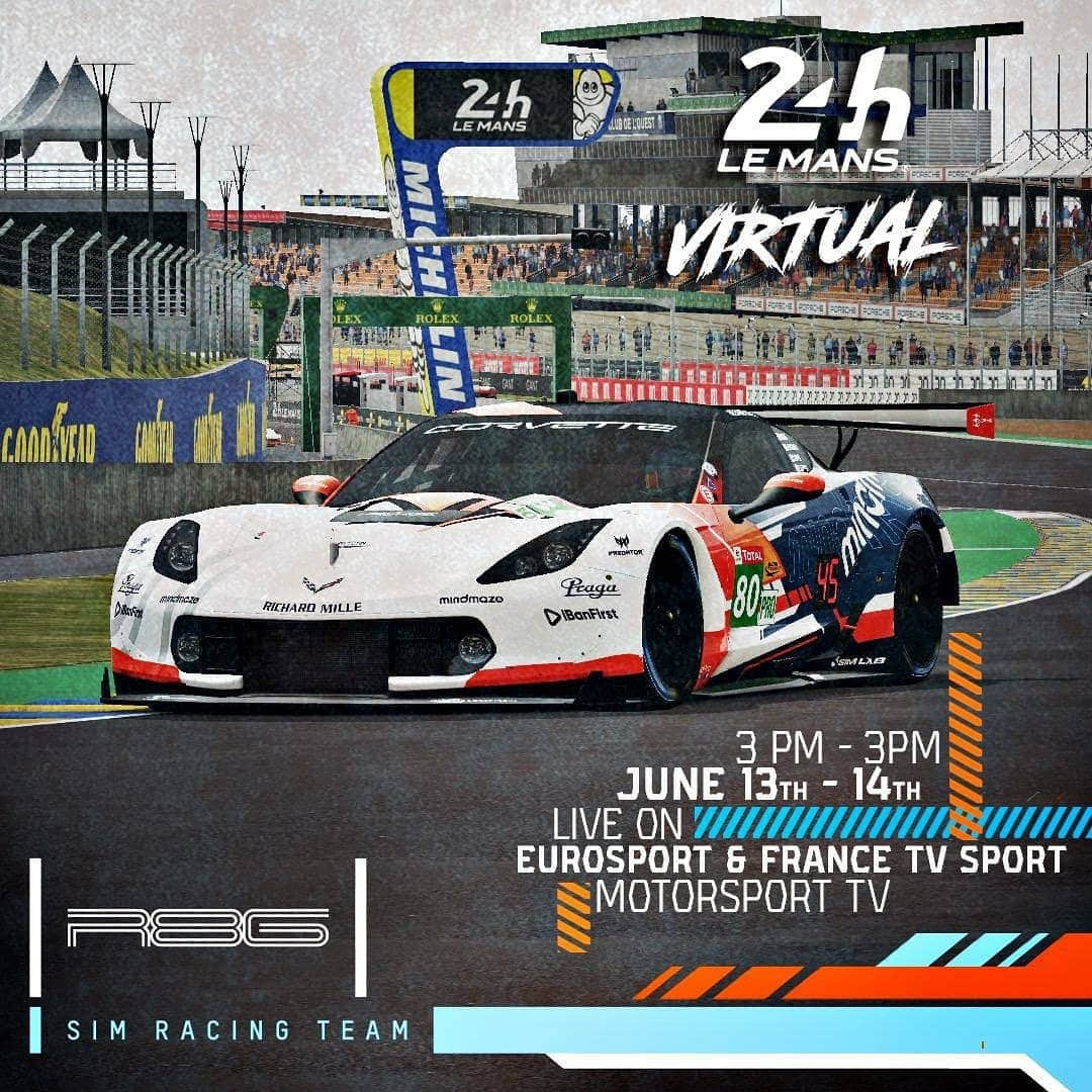 ロマン・グロージャンのインスタグラム：「Big event this weekend for @r8gesports  We are racing the virtual @24heuresdumans  Make sure you tune in and let me know what you think of e-sports #24hdumans #esports #simracing」
