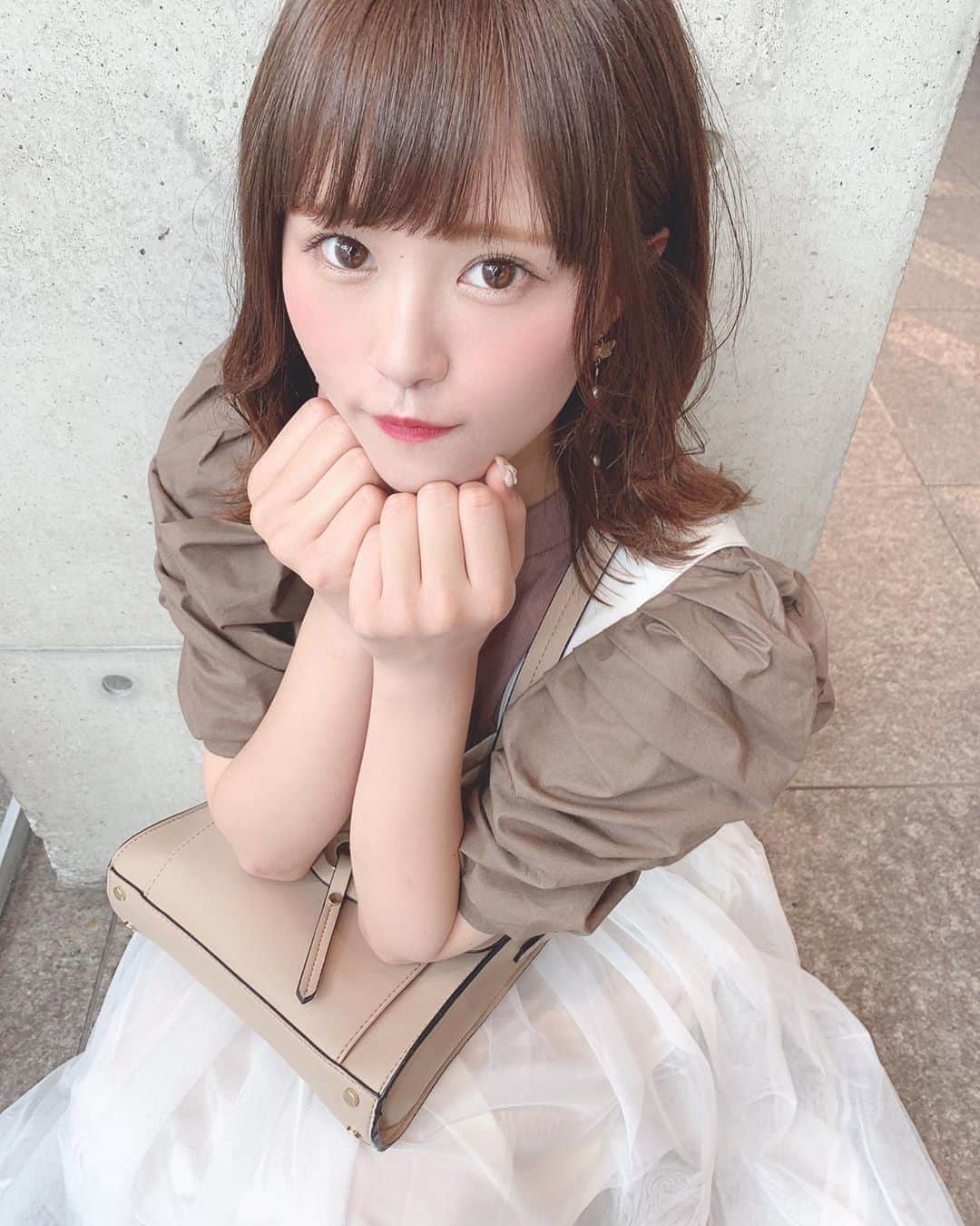 のインスタグラム：「ナイスクラップコーデ……‪‪´•ᴥ•`‪‪❤︎‬ トップス、ワンピース @niceclaup_official_ です♡  全身写真も載せたのでスワイプしてみてね‪‪❤︎‬ ヘアアレンジ @1anna_rin7 さん♡  君に拾ってもらうのまってるいぬちゃんです´•ᴥ•`‪‪❤︎‬ #ナイスクラップ #ナイスクラップアウトレット #niceclaup #code #codenate #fashion #hairstyle #hairarrange #ヘアアレンジ #原宿ファッション #表参道 #ワンピース #ワンピースコーデ #ふわふわ #全身コーデ #夏コーデ #夏ファッション」