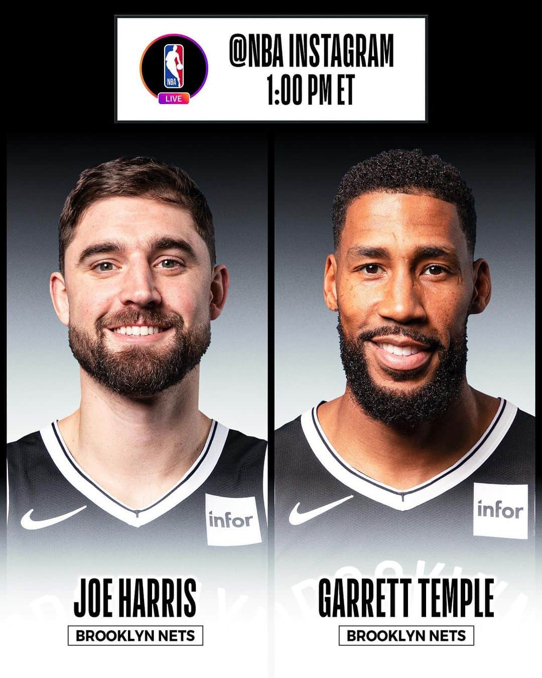 NBAさんのインスタグラム写真 - (NBAInstagram)「Today at 1pm/et - @joeharris__12 and @gtemp17 of the @brooklynnets discuss racism and justice on @NBA IG Live. #NBAVoices #NBATogetherLive」6月12日 23時04分 - nba