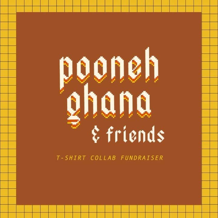 コートニー・バーネットのインスタグラム：「My friend @poonehghana put together this great T-shirt collaboration fundraiser. Swipe for all details, order tees at https://poonehghana.terriblemerch.com 💛100% my proceeds to @blklivesmatter @nivassoc」