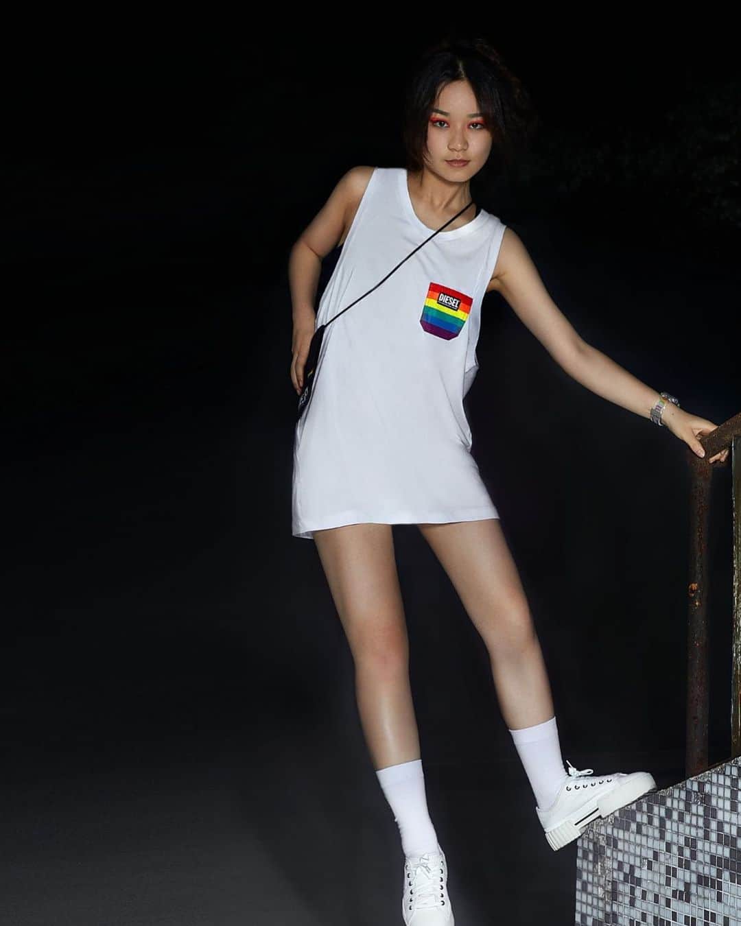 ディーゼルのインスタグラム：「Shine #Pride like a diamond. Each one of us is diverse and Diesel is proud to support any kind of diversity.  #ForSuccessfulLoving #Pride2020 #DieselPride #Pride #PrideMonth」