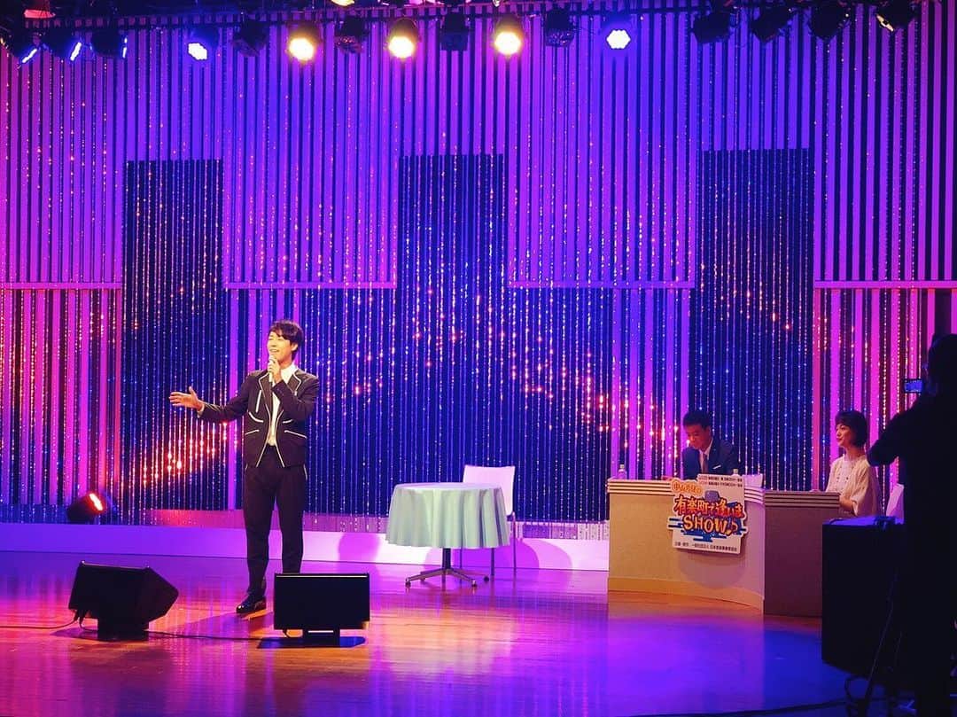 松阪ゆうきさんのインスタグラム写真 - (松阪ゆうきInstagram)「久しぶりにステージで歌う感覚🎤  中山秀征さんのラジオ番組📻ニッポン放送『中山秀征の有楽町で逢いまSHOW』の収録がありました。  秀さん、石原詢子さん、森山愛子さんと。  いつもならお客様がいらっしゃるけど、今回まで無観客収録。そこは残念でしたが...歌える事の喜びと、久しぶりの緊張と、色んな想いが込み上げてきました。  出演者の皆様、スタッフの皆様、パワーを送って下さった皆さま。ありがとうございました💕  7/12,19(日)朝5:30〜OA (J-COMご加入の皆様には8月に映像を放送予定)  そして今日は、 12:00〜 NHK BSプレミアム 『新BS日本の歌』再放送  TBSラジオ📻『明日へのエール』21:00〜  その前に少し🤏15:00〜 『大沢悠里のゆうゆうワイド』にも出て来るかも！？ お楽しみに💕ゆうき  #ニッポン放送  #中山秀征の有楽町で逢いまshow #tbsラジオ #明日へのエール #大沢悠里のゆうゆうワイド土曜日版 #中山秀征 さん #石原詢子 さん #森山愛子 さん」6月13日 10時23分 - matsuzaka_yuuki